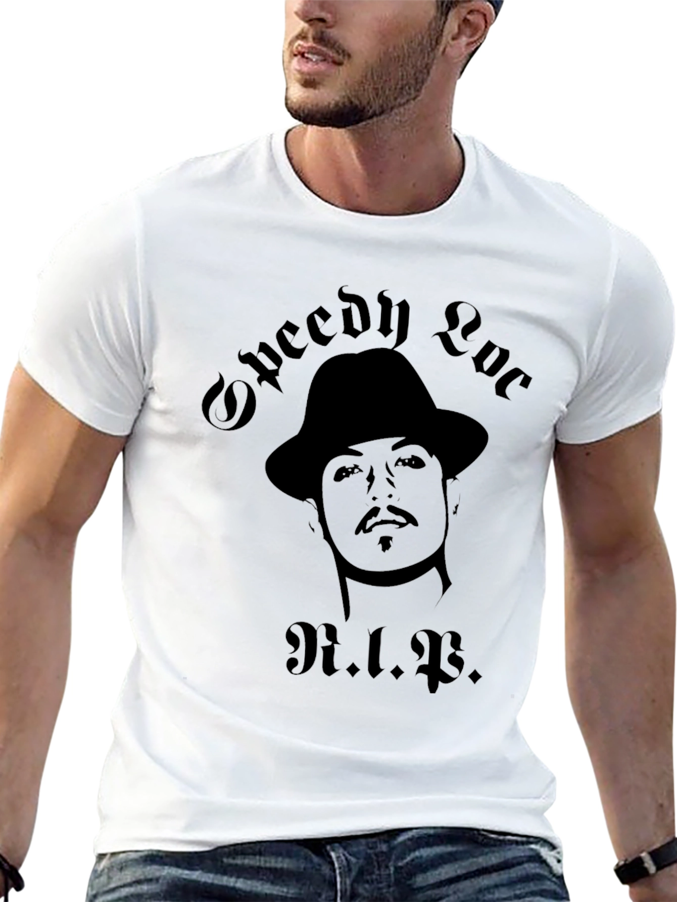 Speedy Loc R.I.P. Black T-Shirt