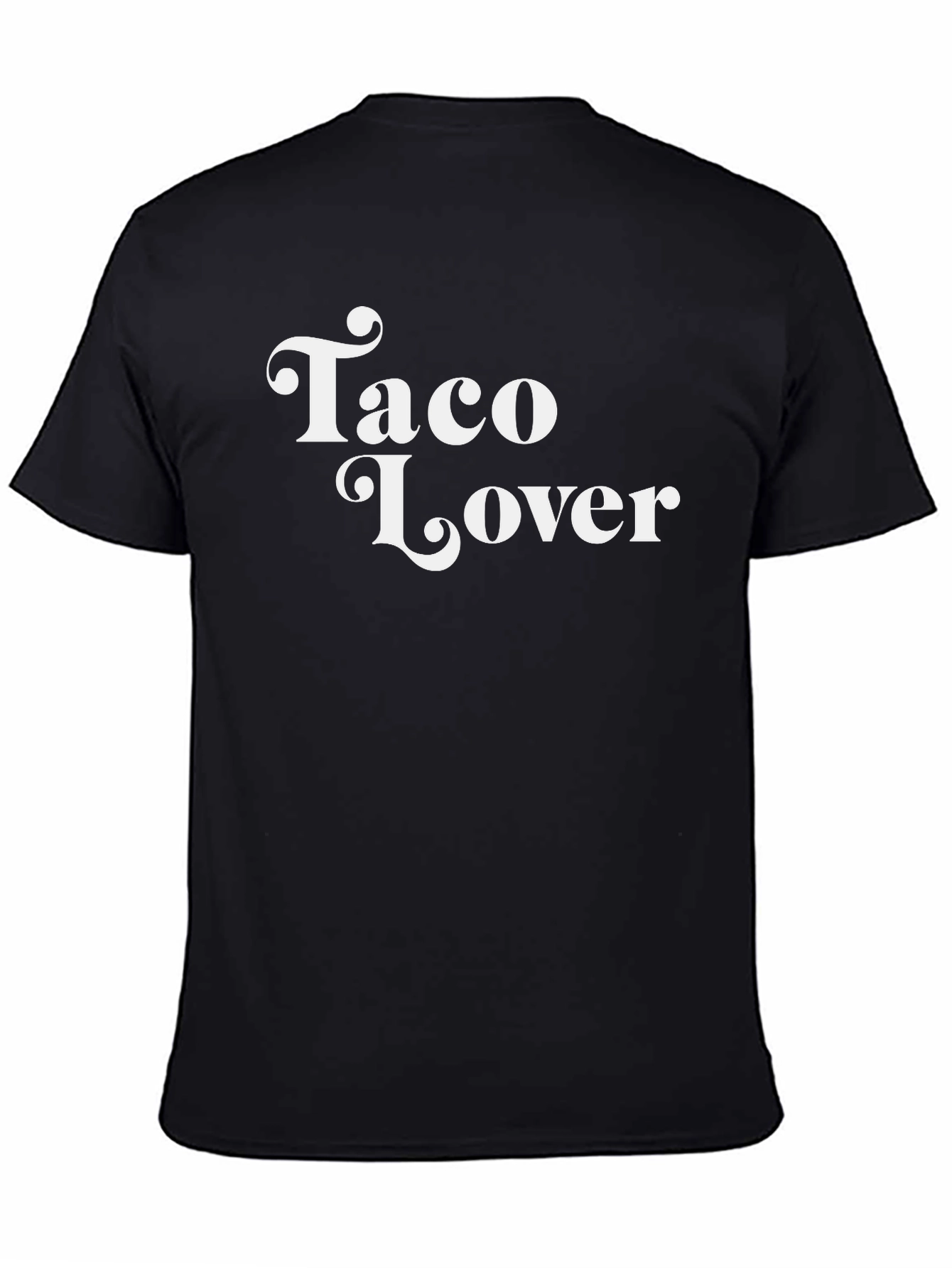 Taco Lover Graphic T-Shirt - Black