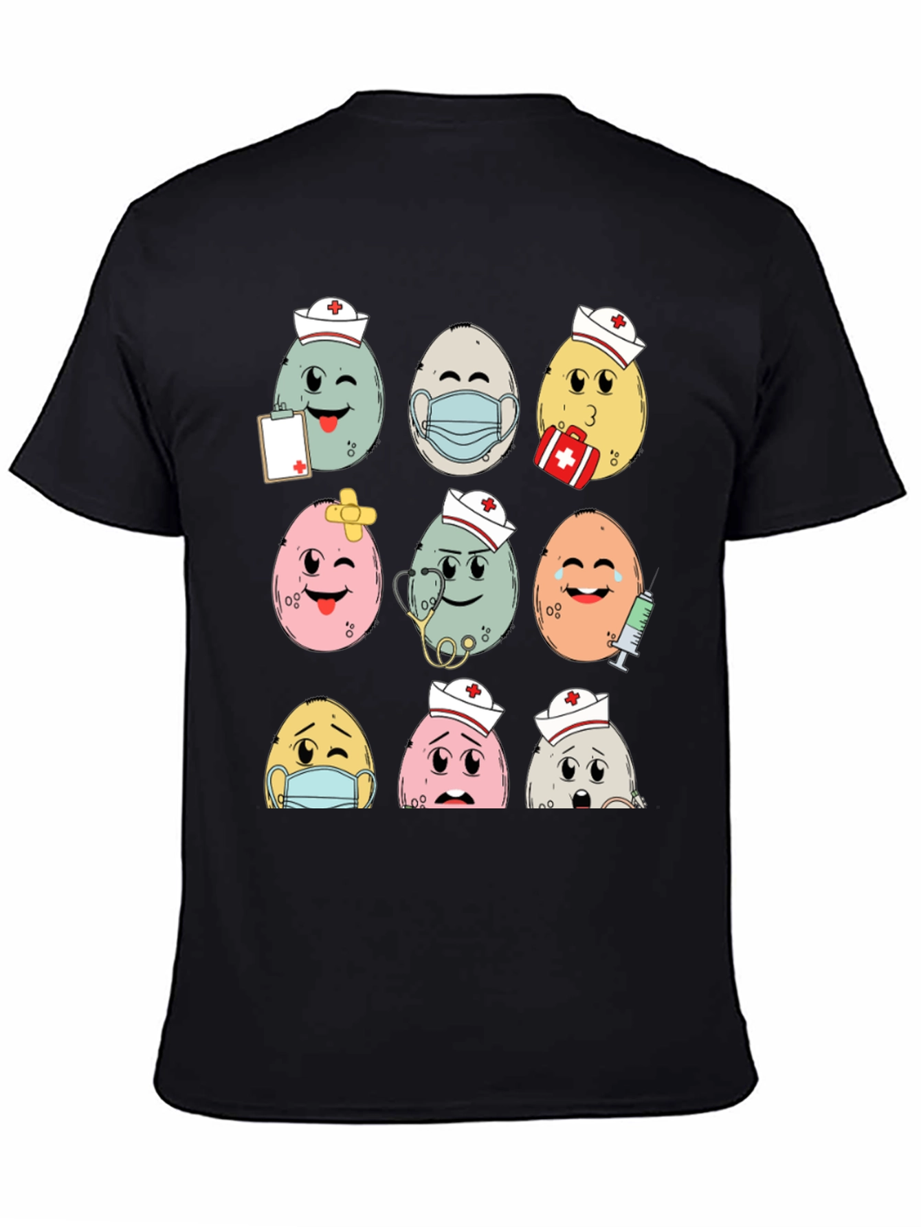 Nurse Easter Egg T-Shirt - Funny Easter Design