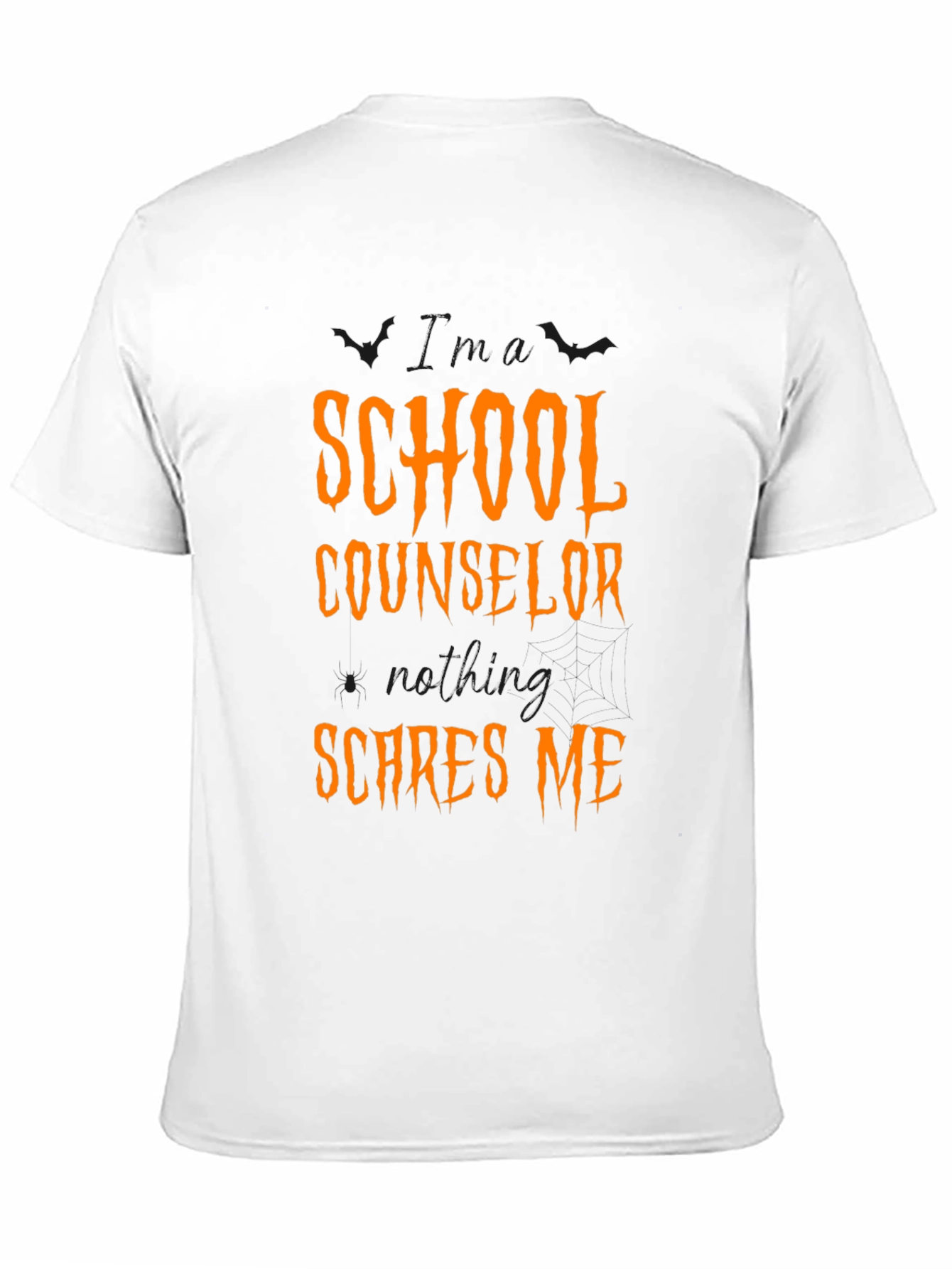 School Counselor Scares Me Halloween T-Shirt