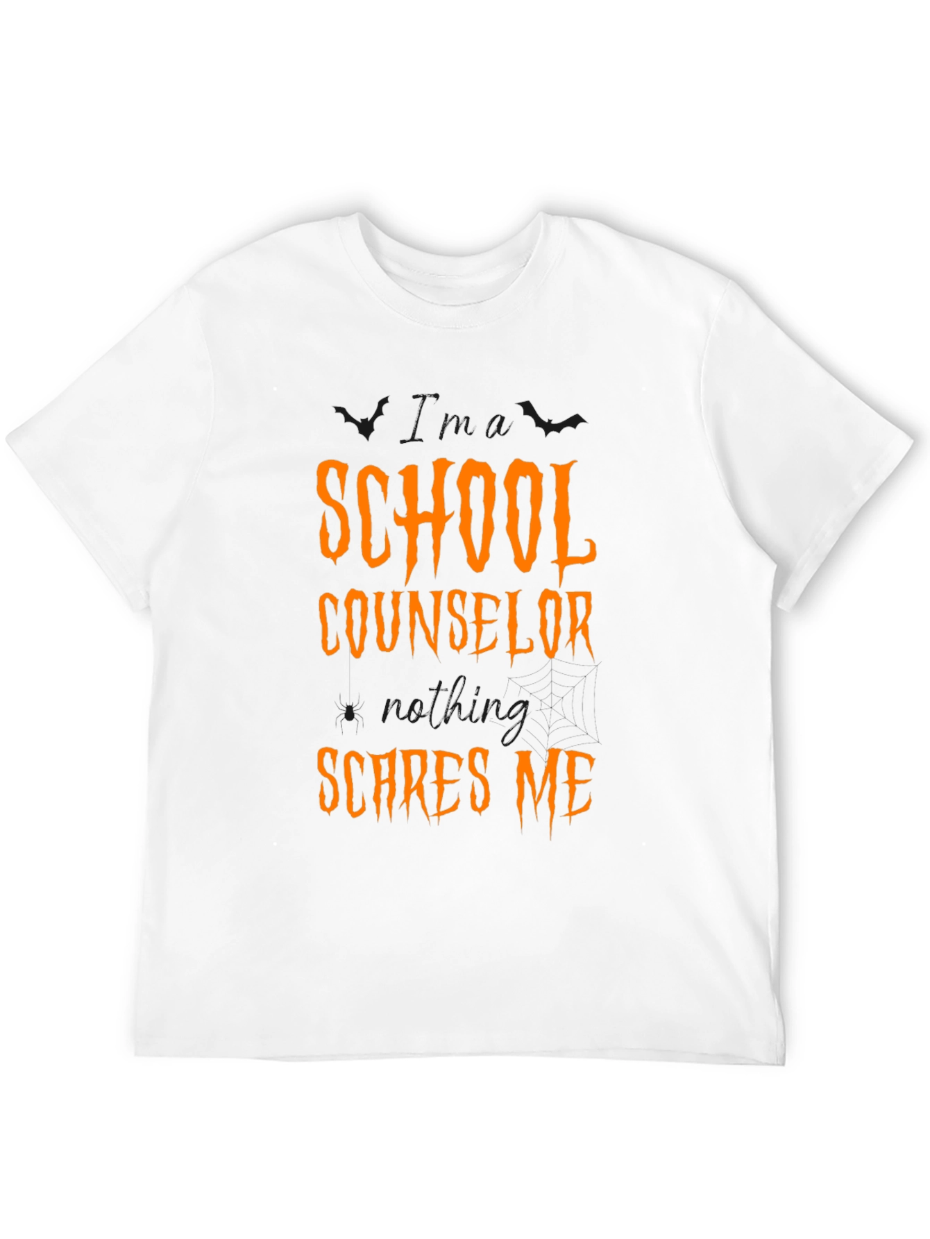 School Counselor Scares Me Halloween T-Shirt