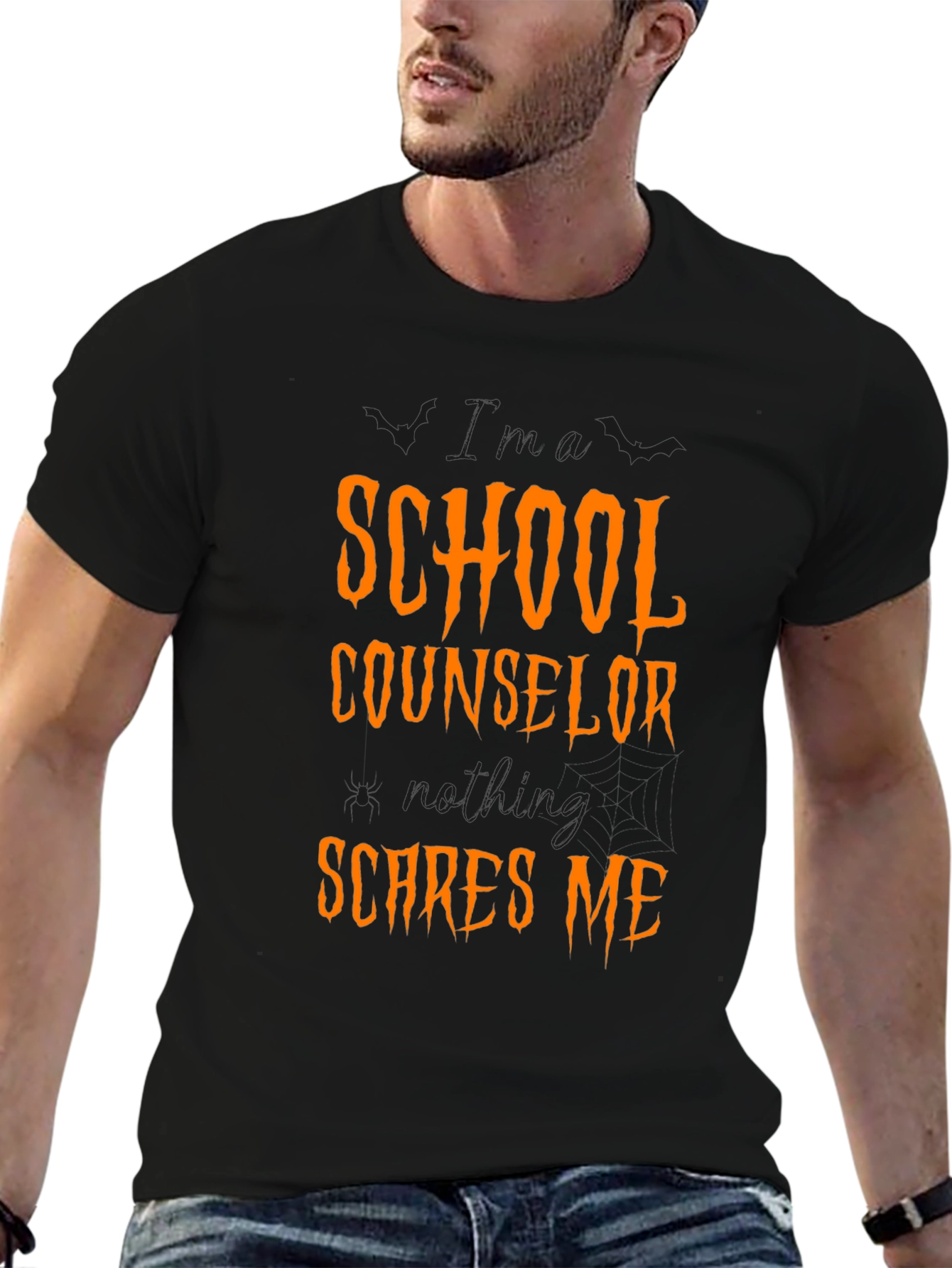 School Counselor Scares Me Halloween T-Shirt