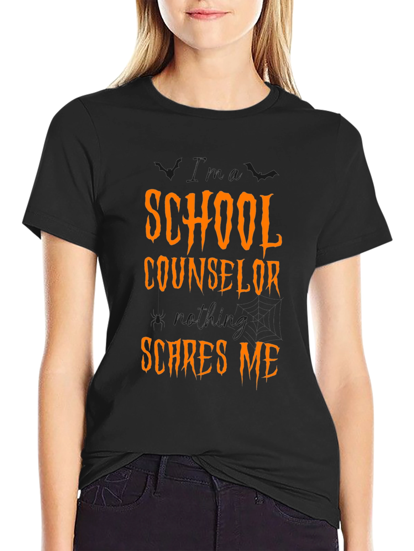 School Counselor Scares Me Halloween T-Shirt