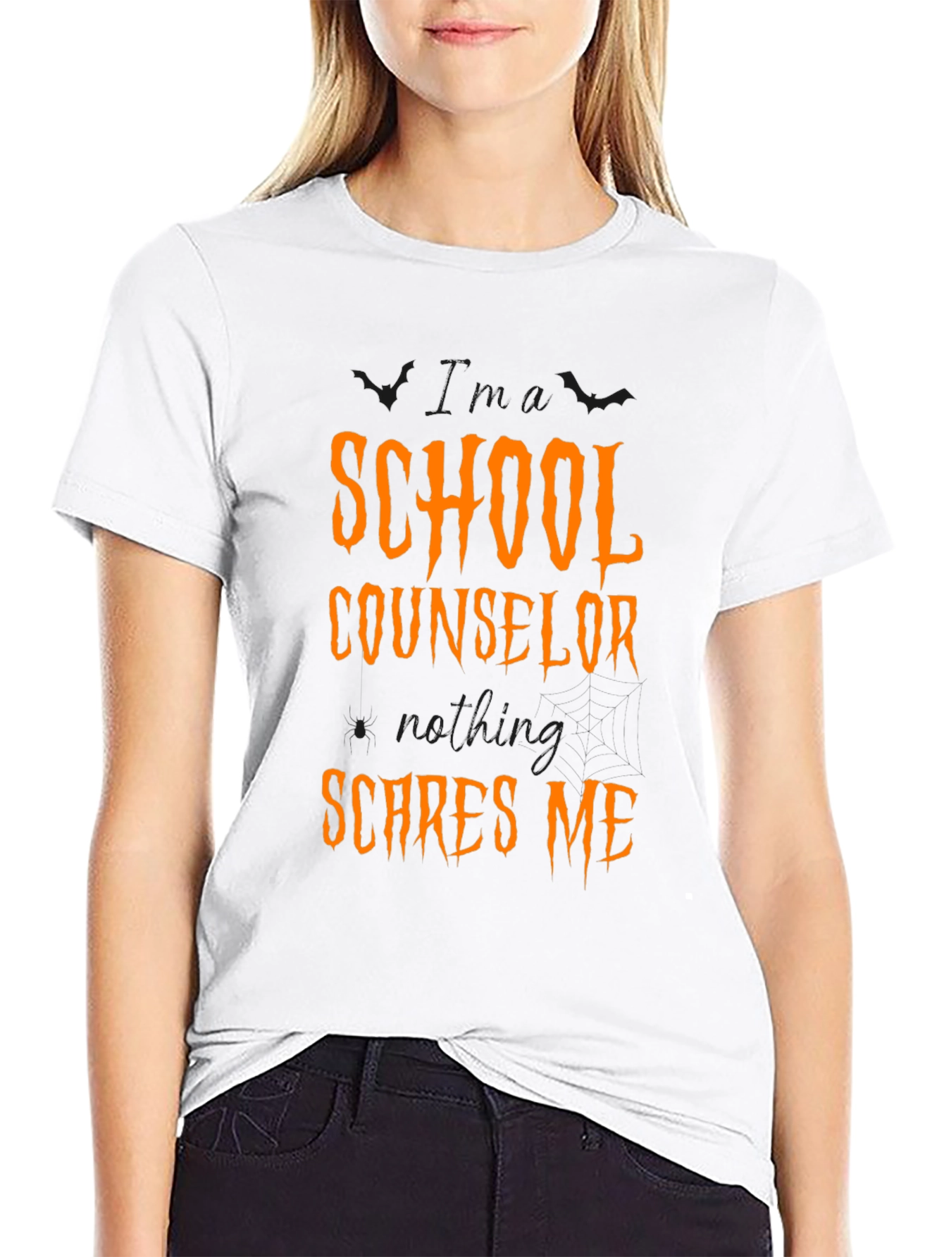 School Counselor Scares Me Halloween T-Shirt