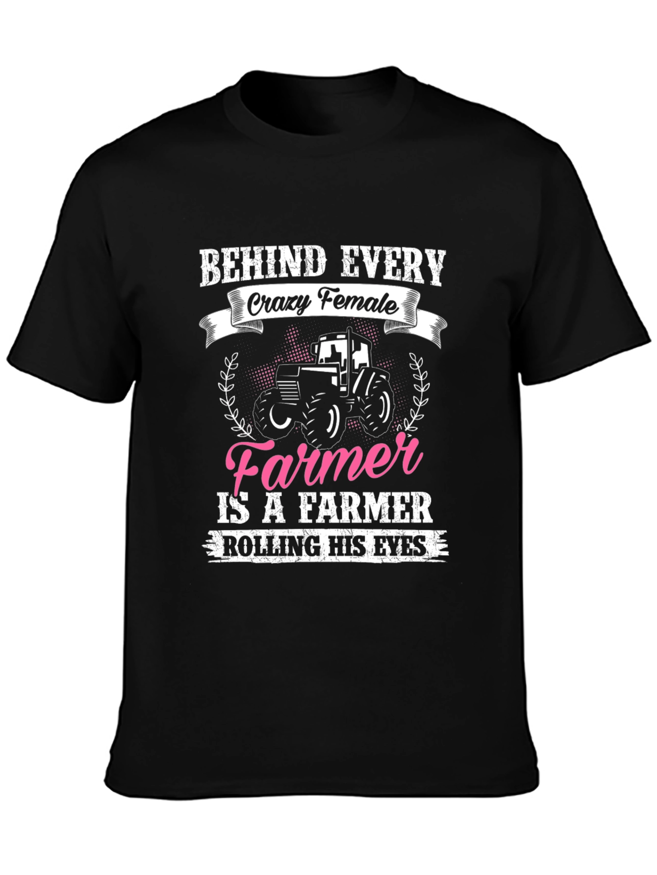 Crazy Female Farmer Graphic T-Shirt
