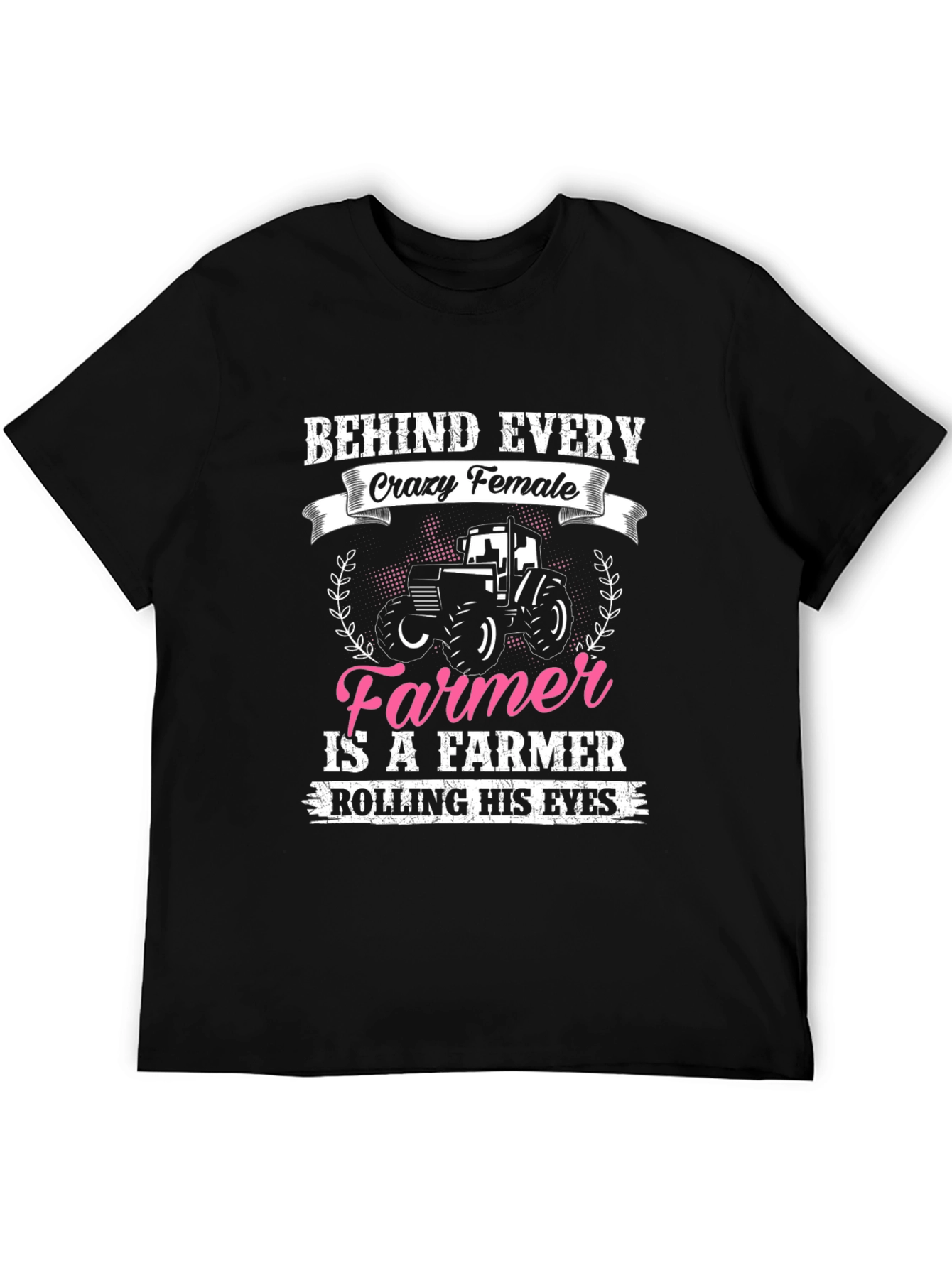 Crazy Female Farmer Graphic T-Shirt