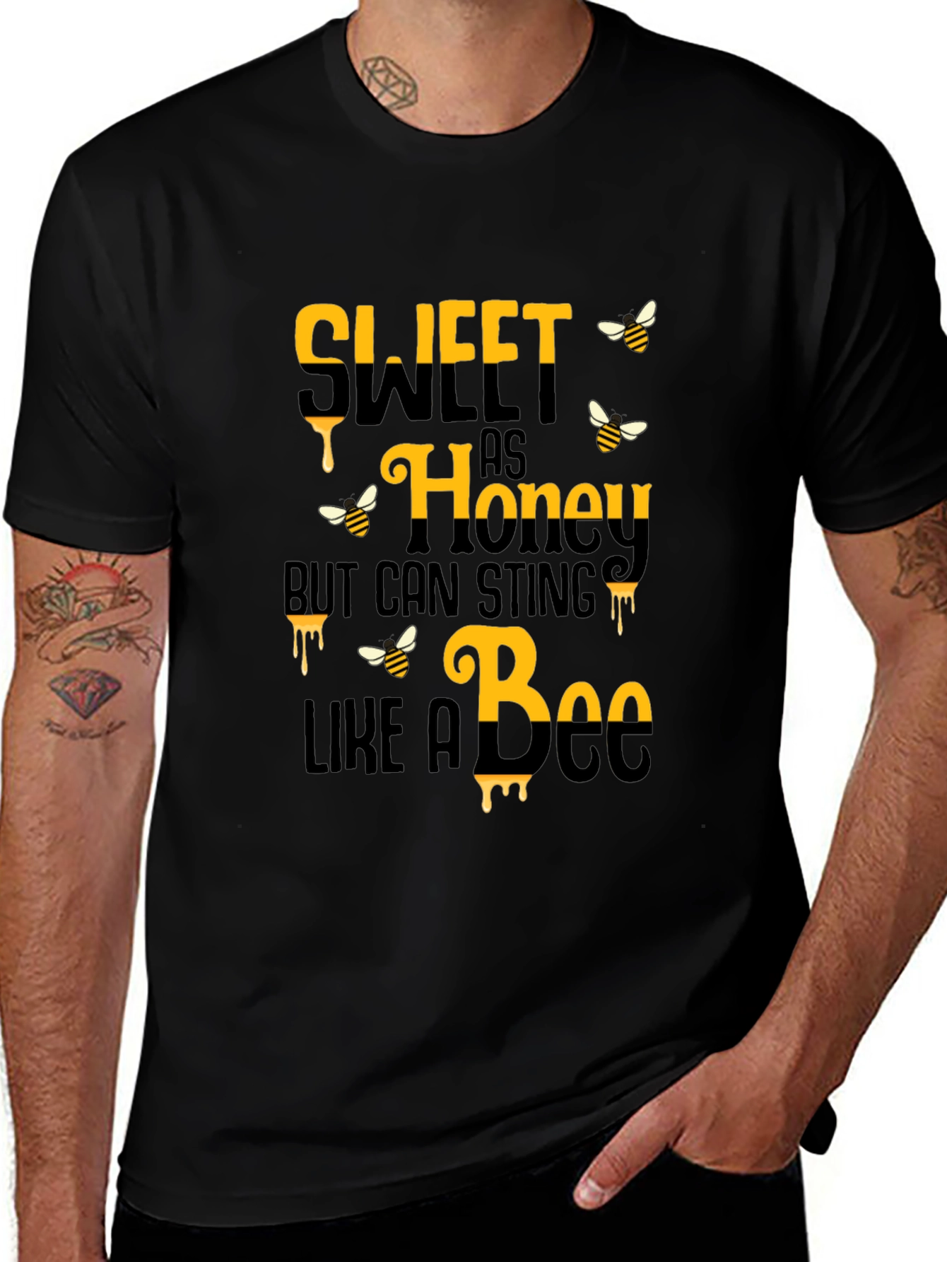 Sweet as Honey Bee Graphic T-Shirt
