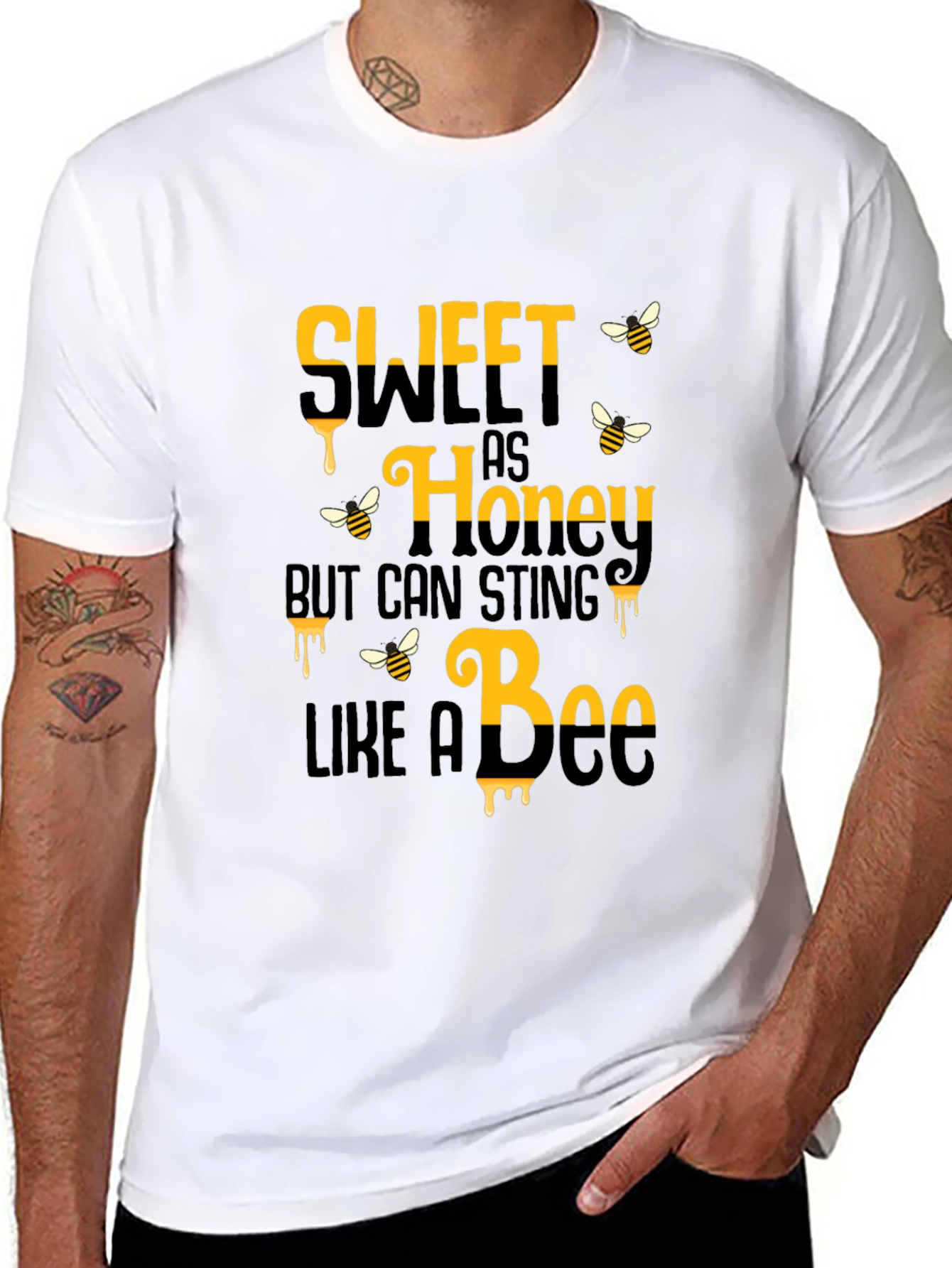 Sweet as Honey Bee Graphic T-Shirt