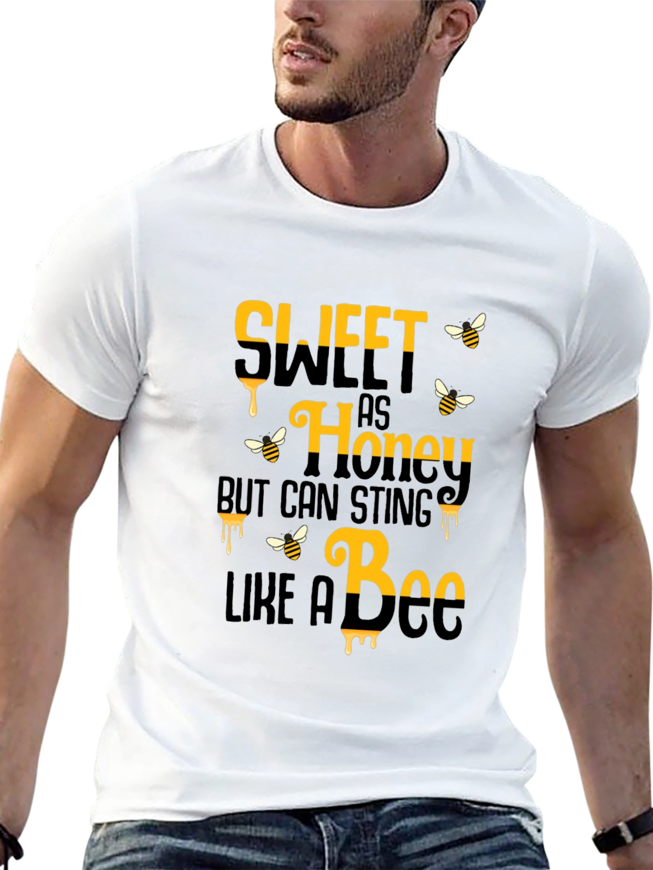 Sweet as Honey Bee Graphic T-Shirt