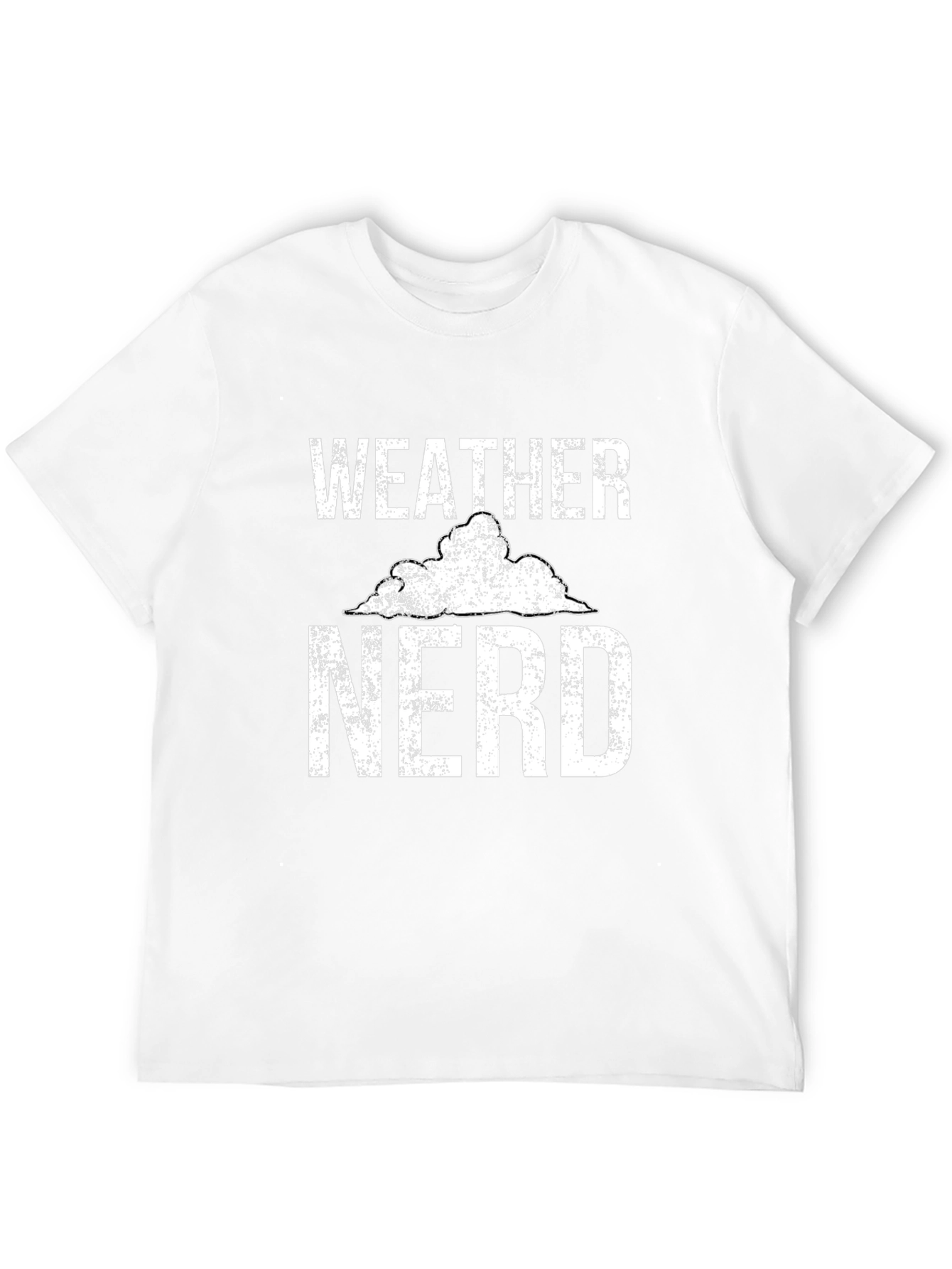 Weather Nerd Graphic T-Shirt - Black Cotton Tee