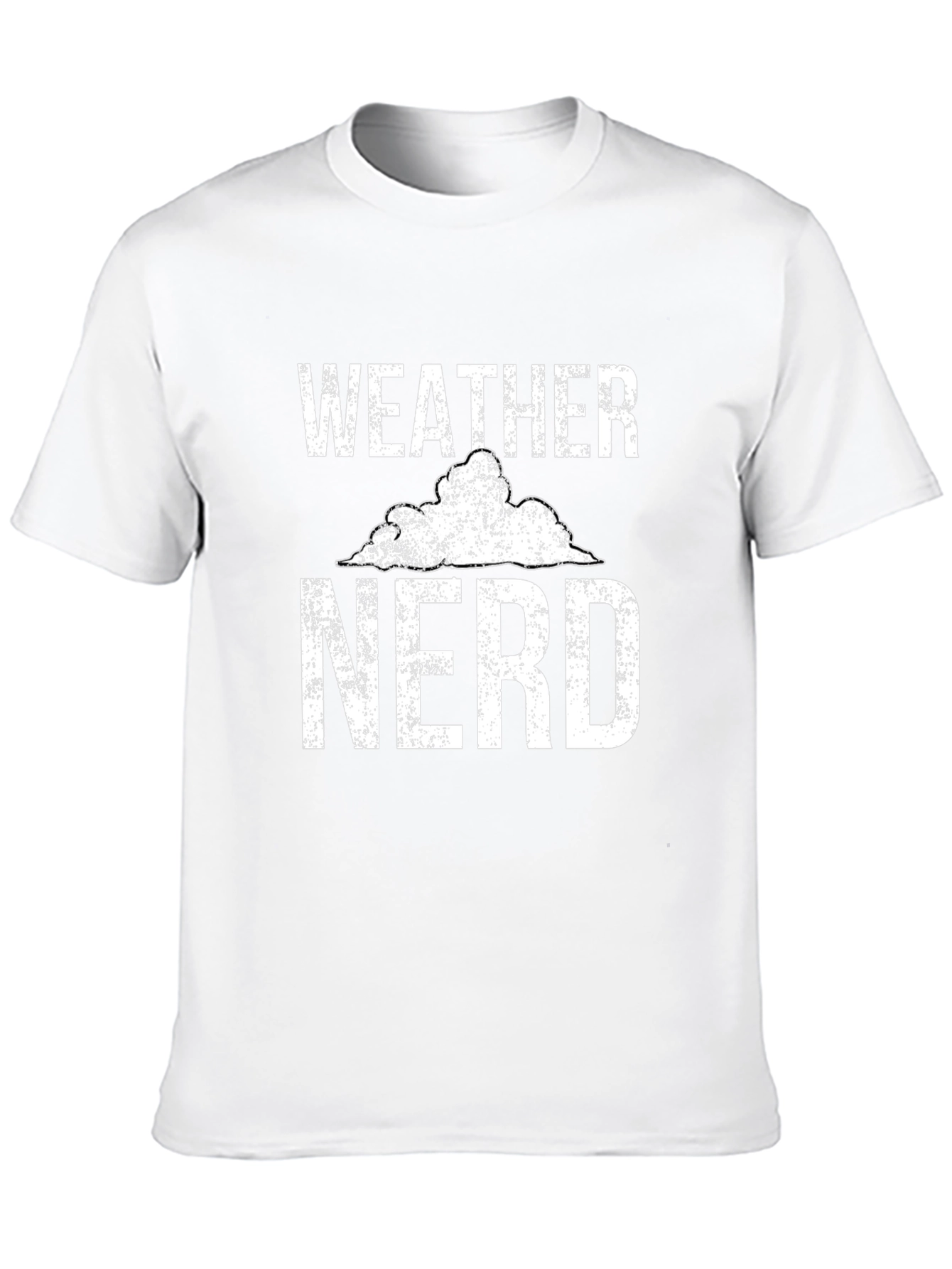 Weather Nerd Graphic T-Shirt - Black Cotton Tee