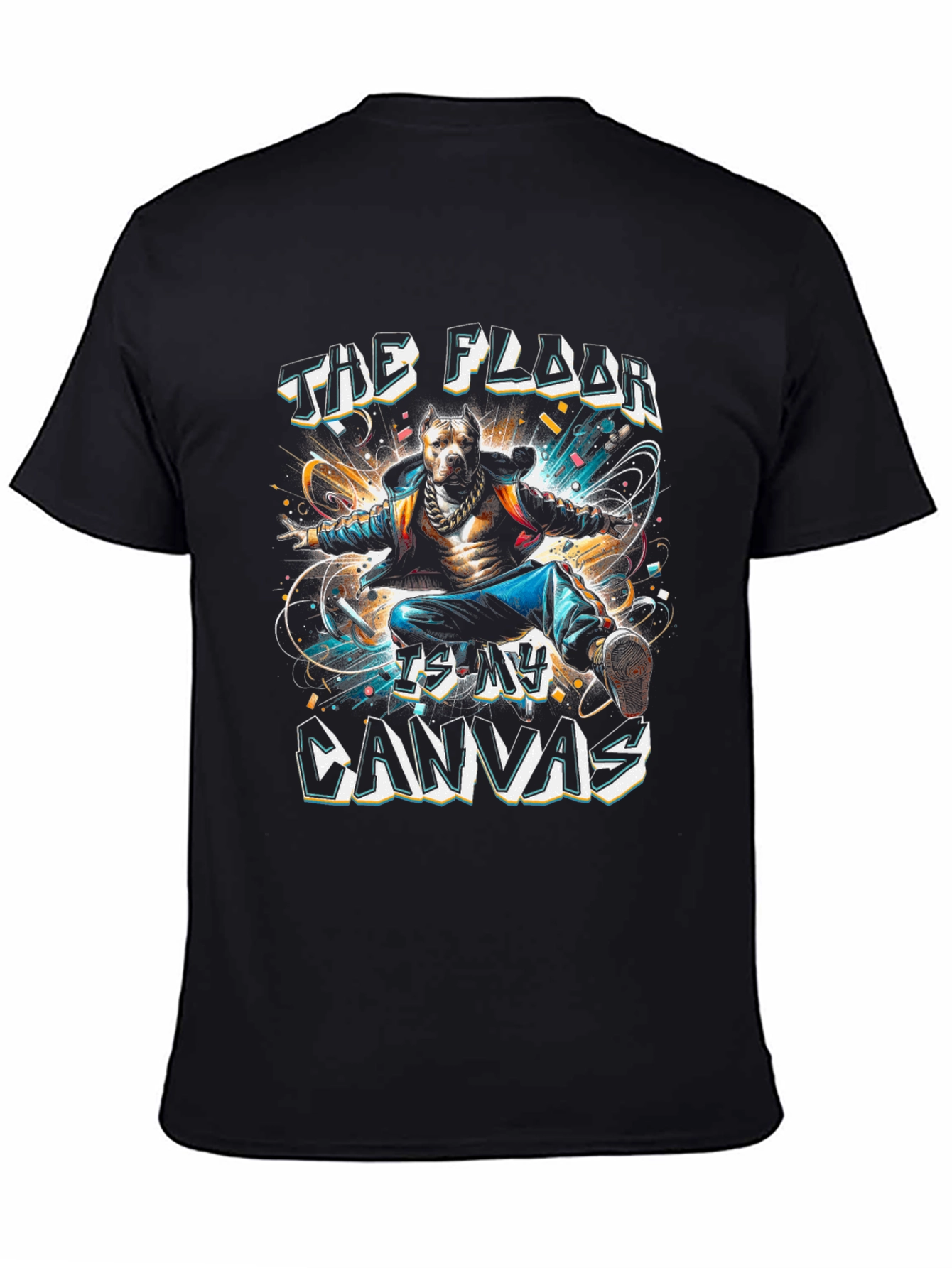 The Floor Is My Canvas Graphic Tee