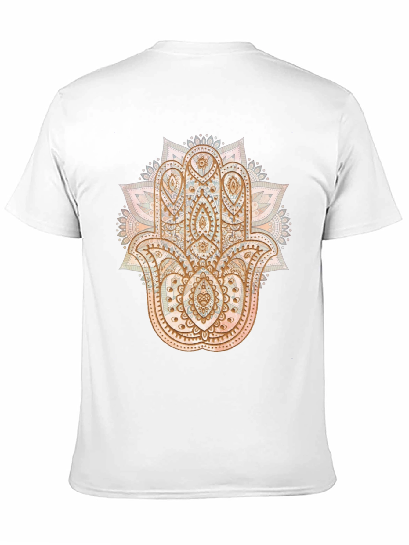 Hamsa Hand Graphic Tee - Boho Style
