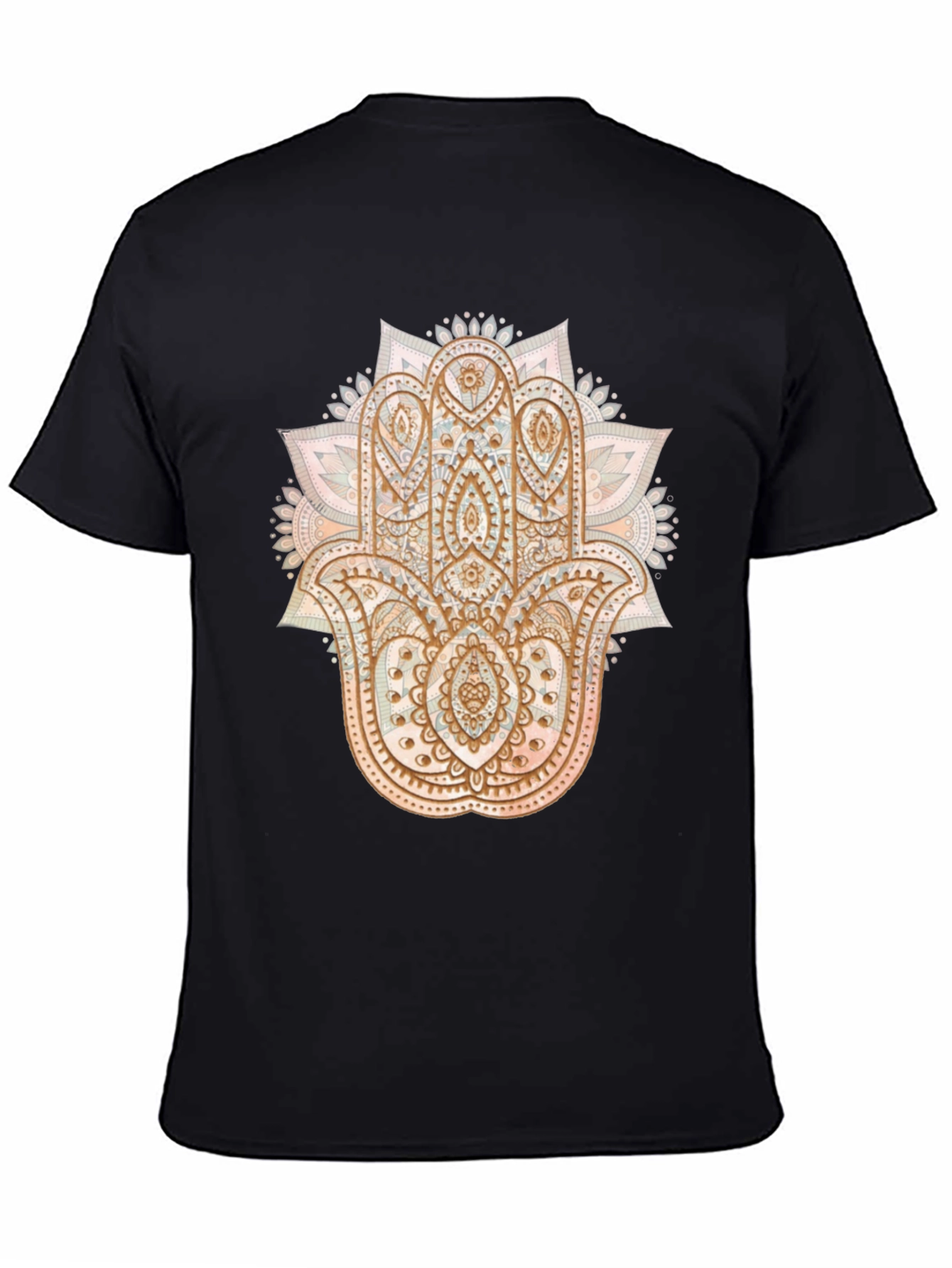 Hamsa Hand Graphic Tee - Boho Style