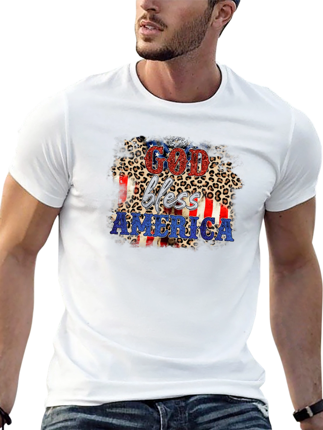 God Bless America Patriotic Tee