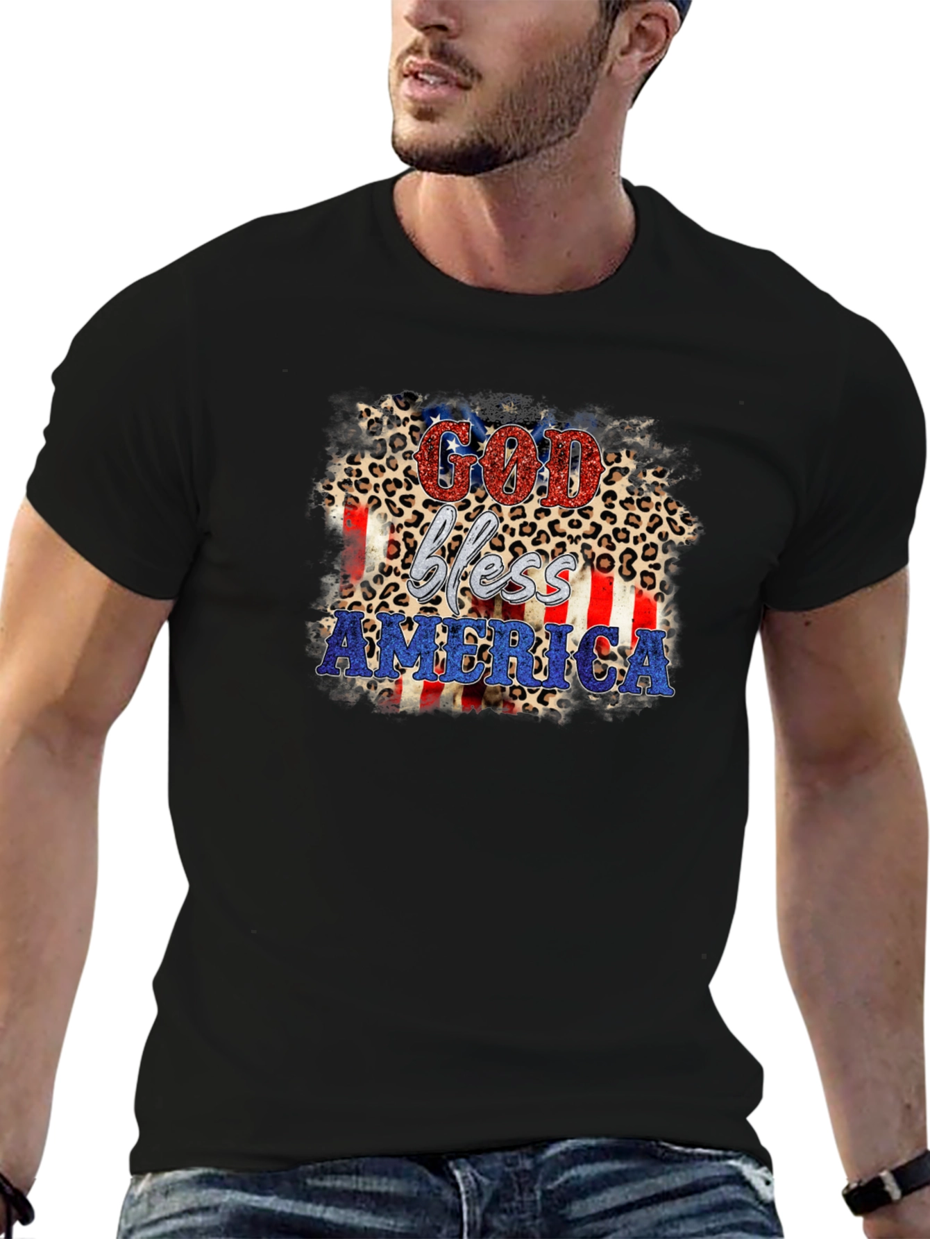 God Bless America Patriotic Tee