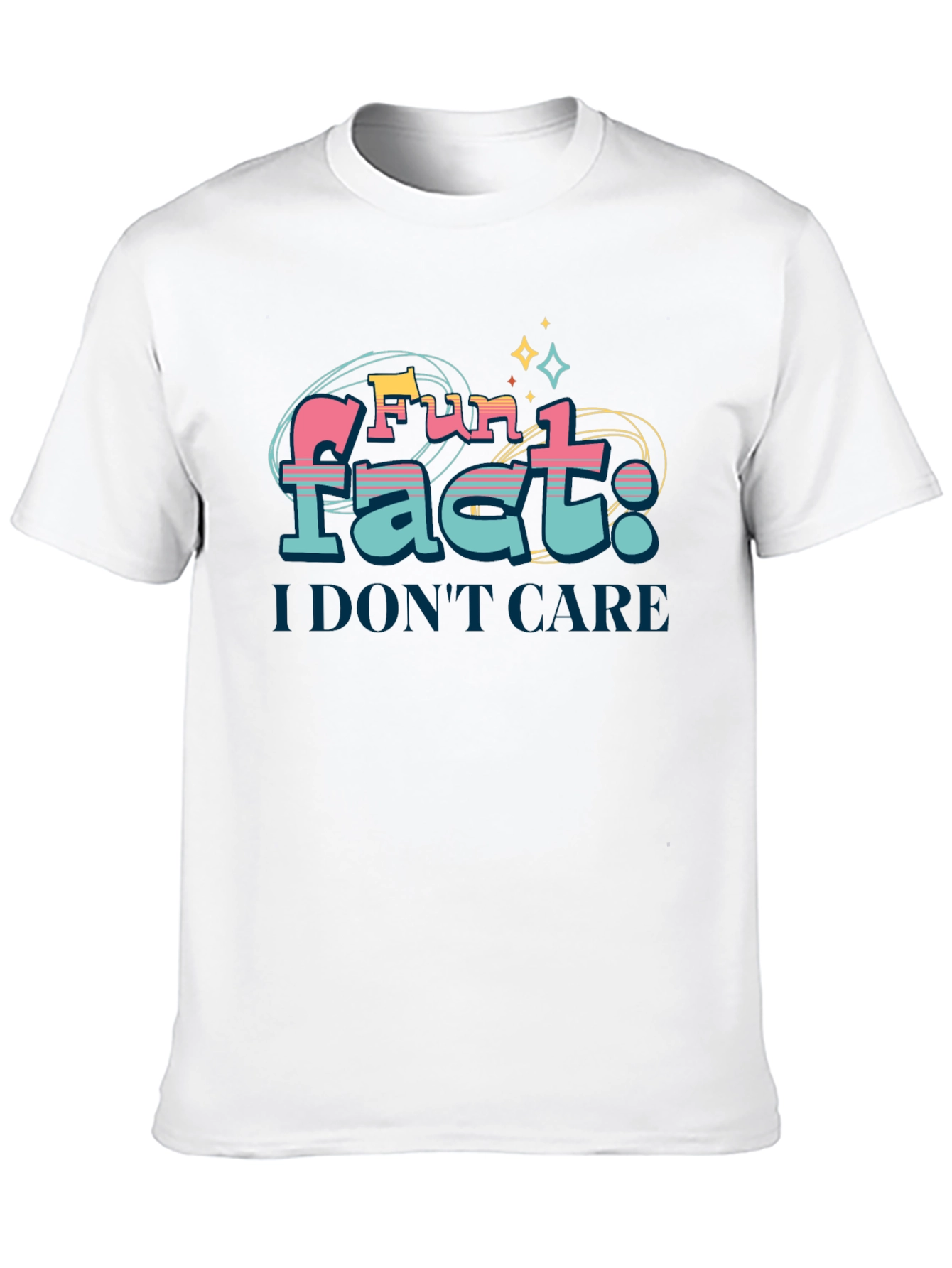 Fun Fact: I Dont Care T-Shirt - Novelty Tee