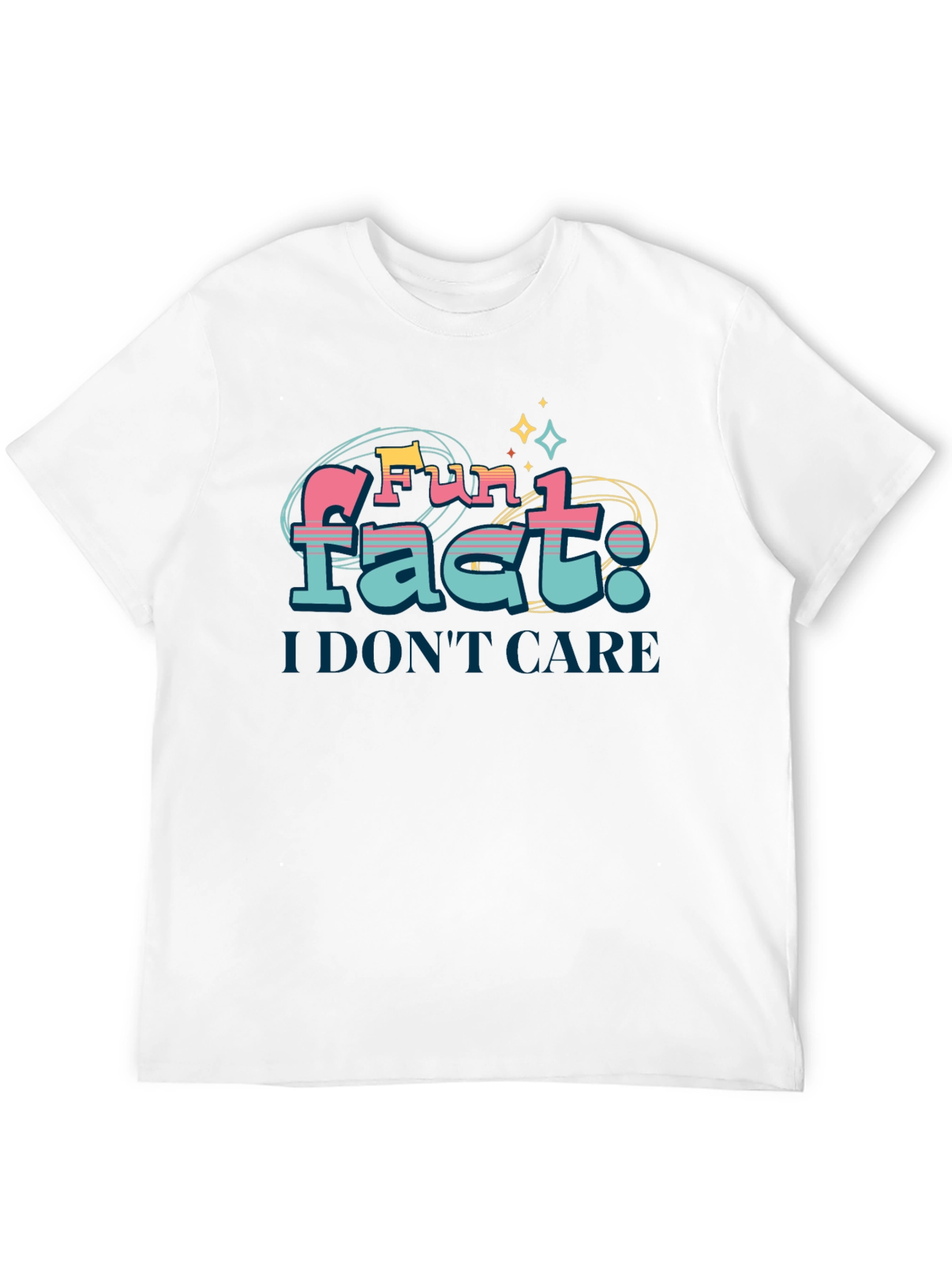 Fun Fact: I Dont Care T-Shirt - Novelty Tee