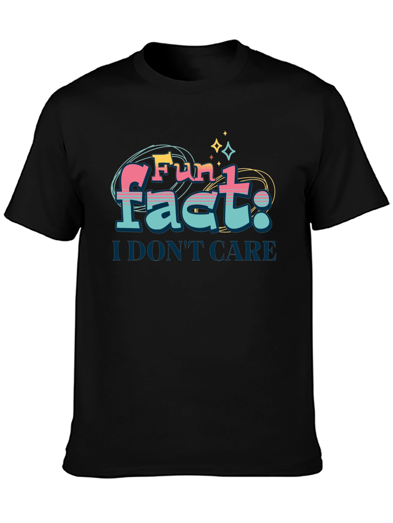Fun Fact: I Dont Care T-Shirt - Novelty Tee