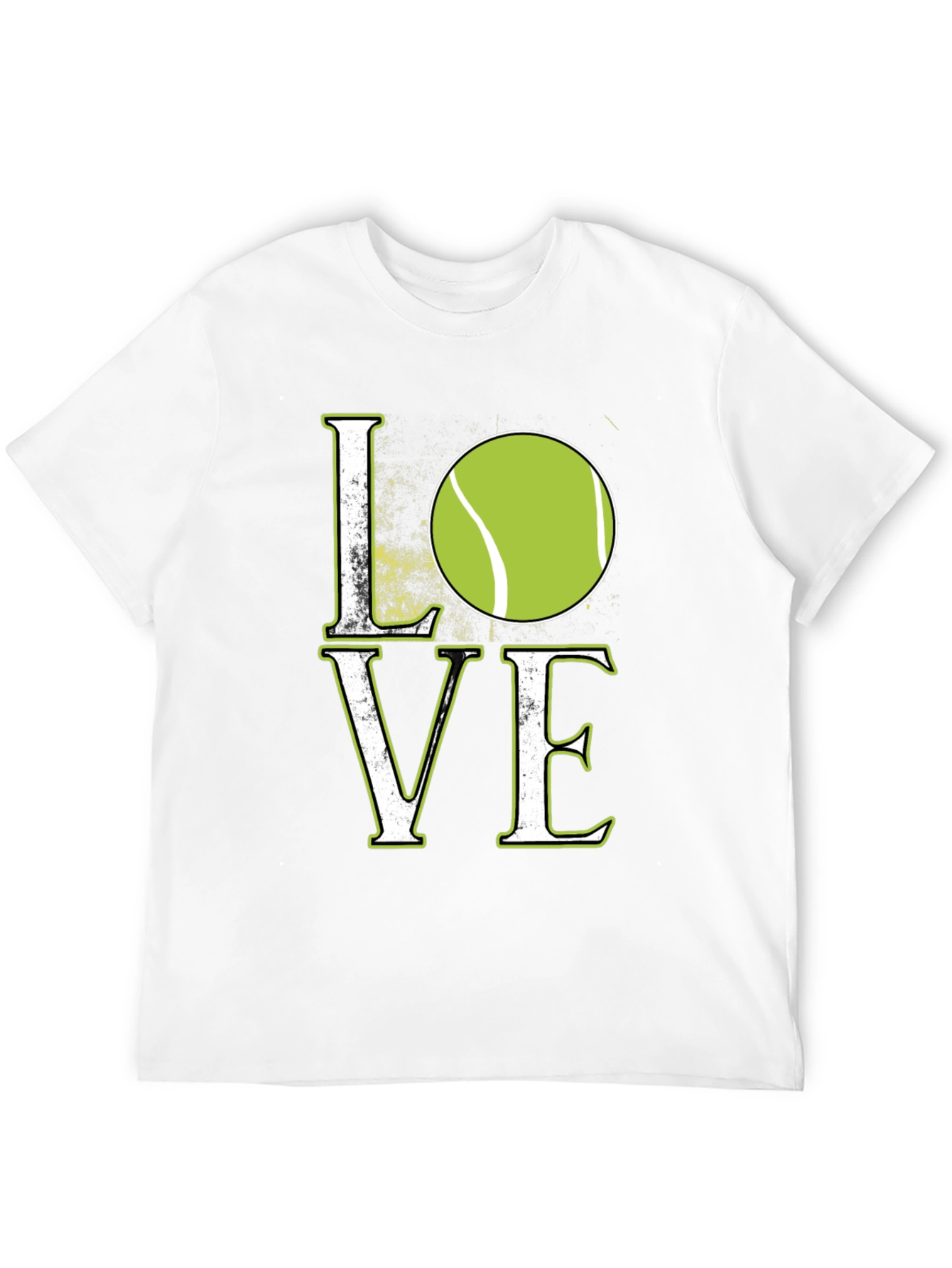 LOVE Tennis Graphic T-Shirt - Sporty Casual Tee