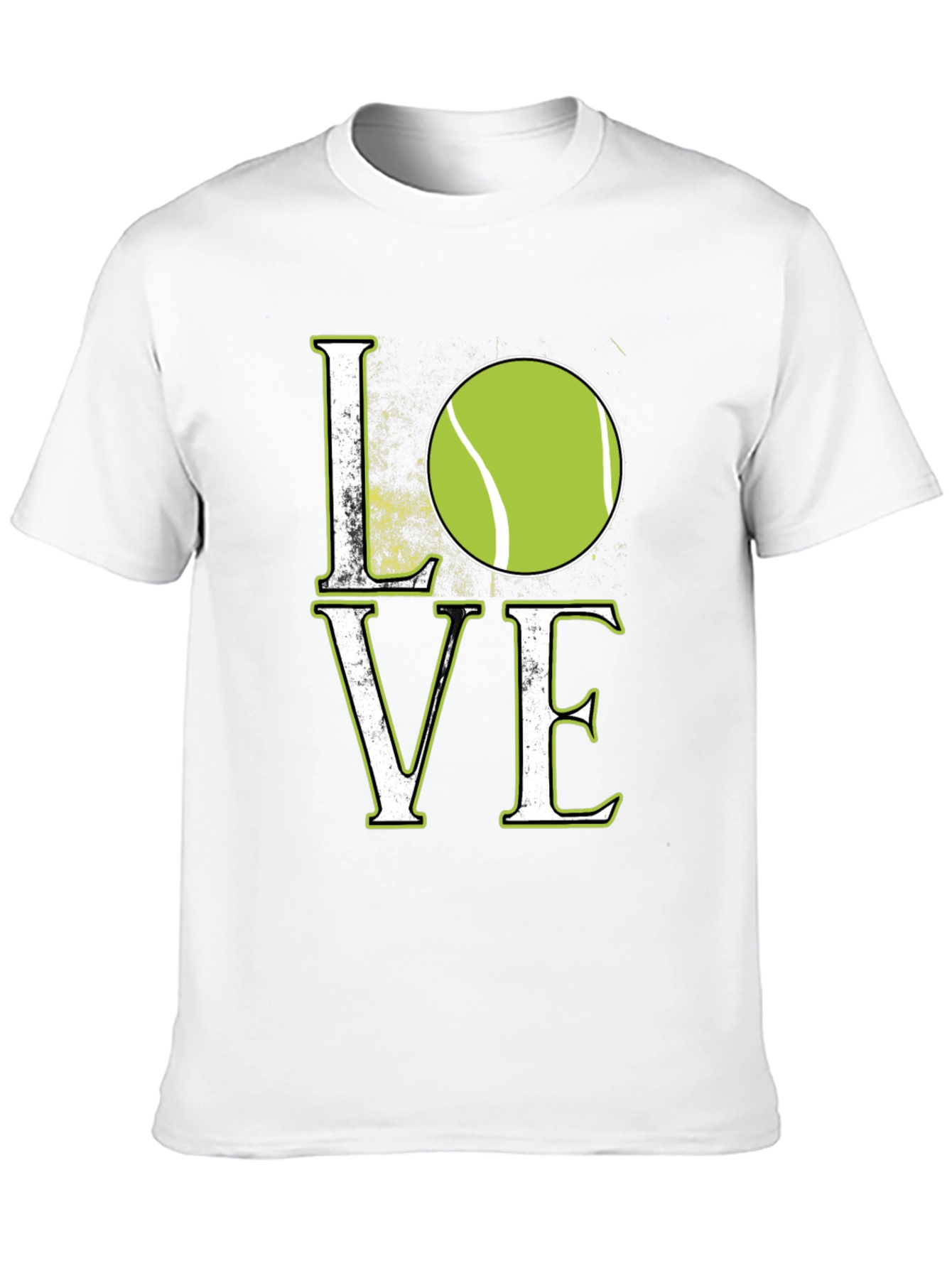 LOVE Tennis Graphic T-Shirt - Sporty Casual Tee
