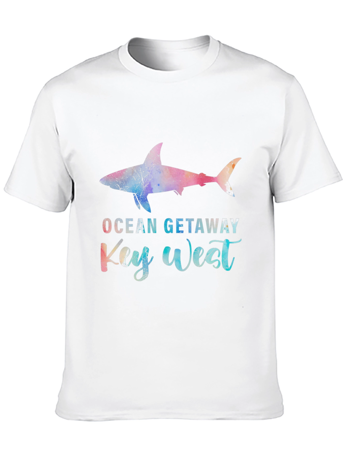 Ocean Getaway Key West Shark Graphic T-Shirt