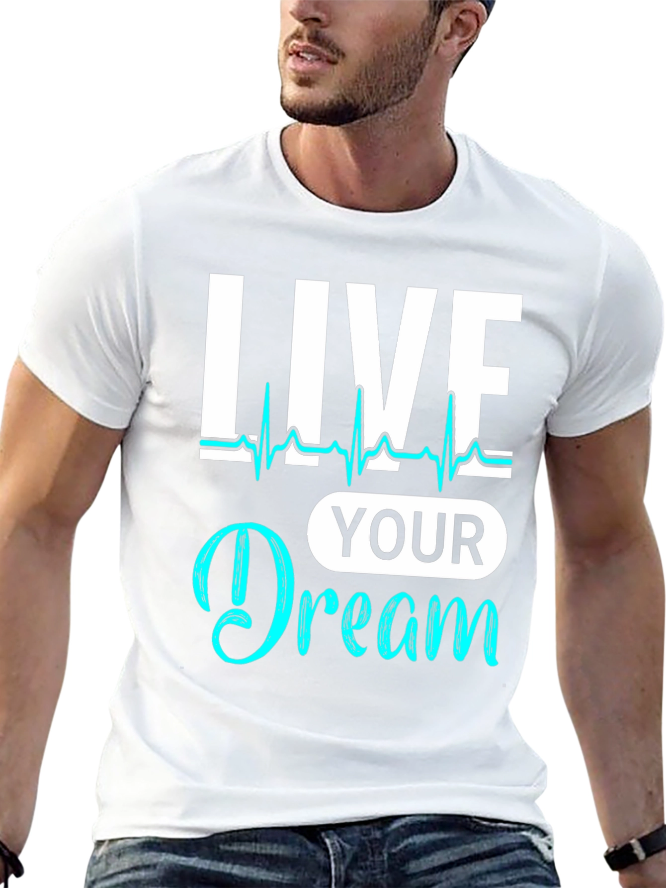 Live Your Dream Graphic Tee - Stylish Comfort