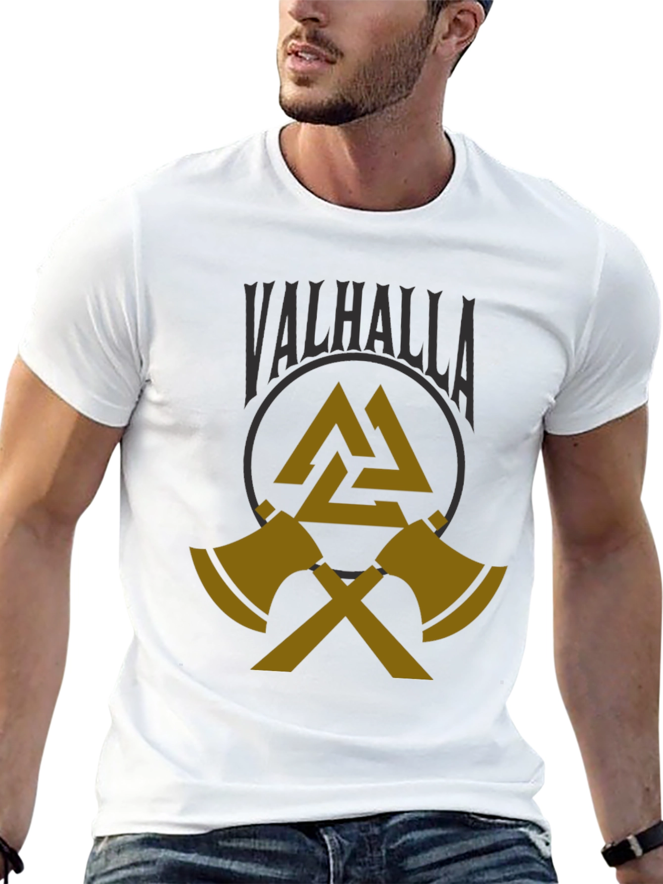 Valhalla Viking Axe T-Shirt - Black