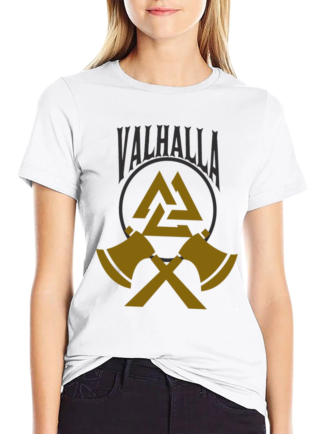 Valhalla Viking Axe T-Shirt - Black