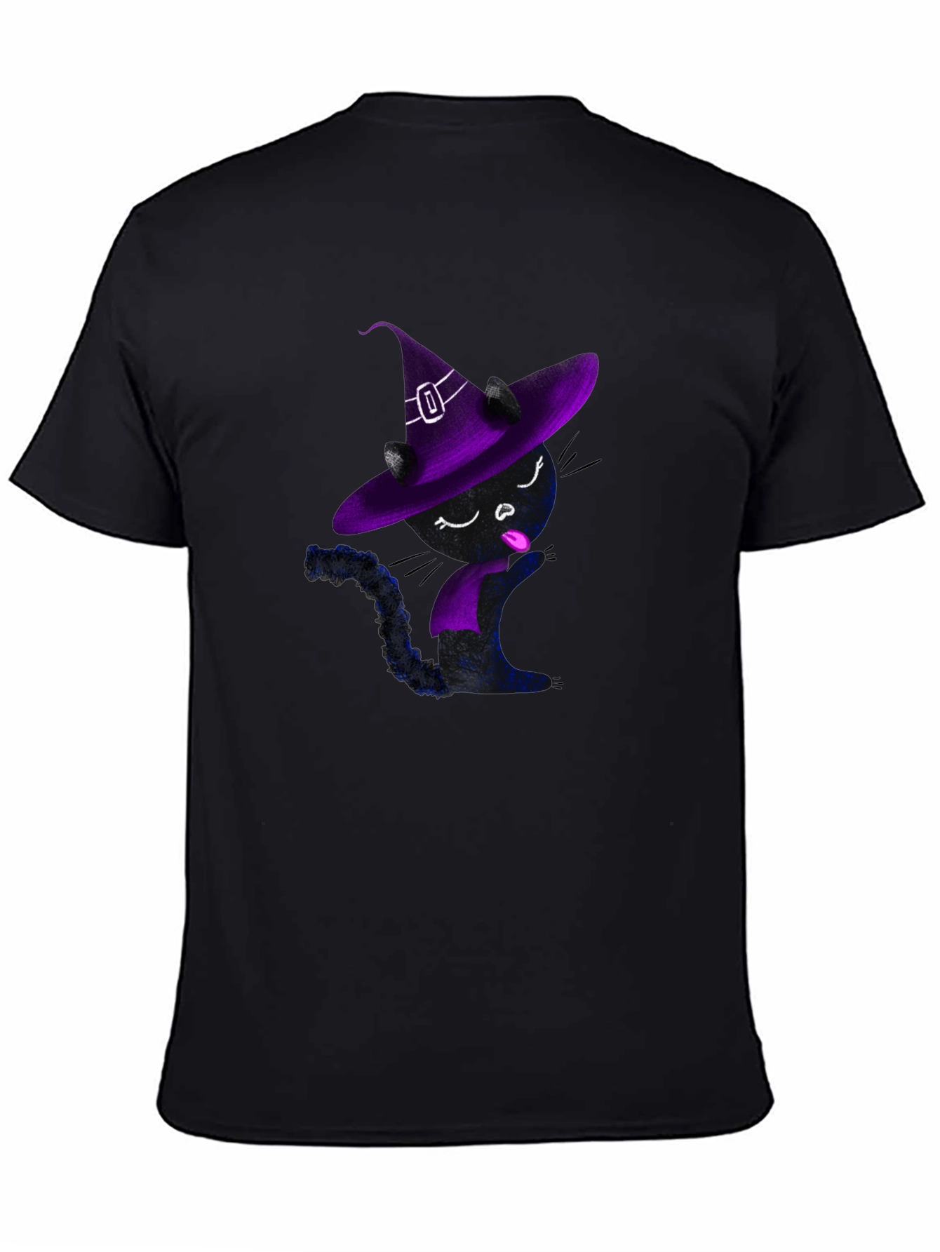 Witch Cat T-Shirt - Halloween Spooky Vibes