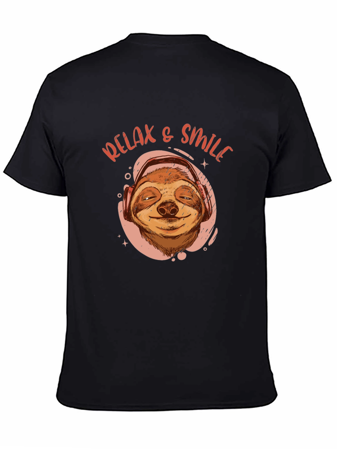Relax & Smile Sloth T-Shirt - Cool Comfort