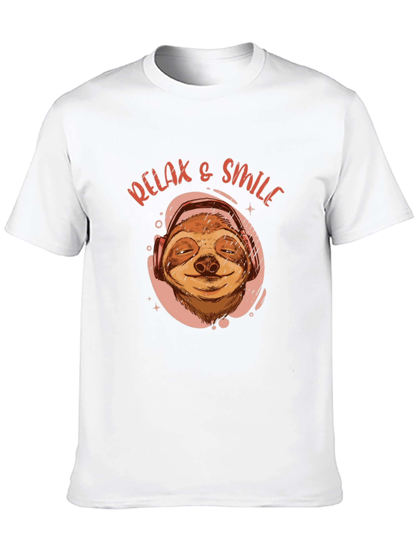 Relax & Smile Sloth T-Shirt - Cool Comfort