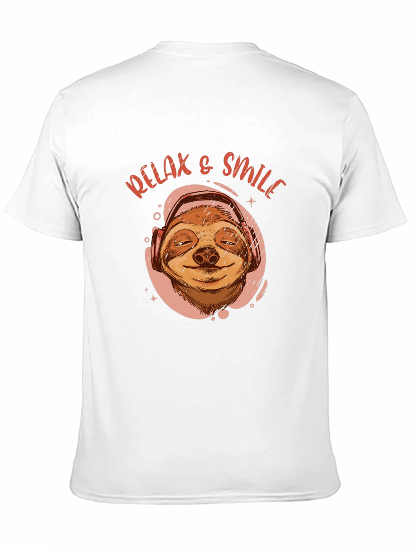 Relax & Smile Sloth T-Shirt - Cool Comfort