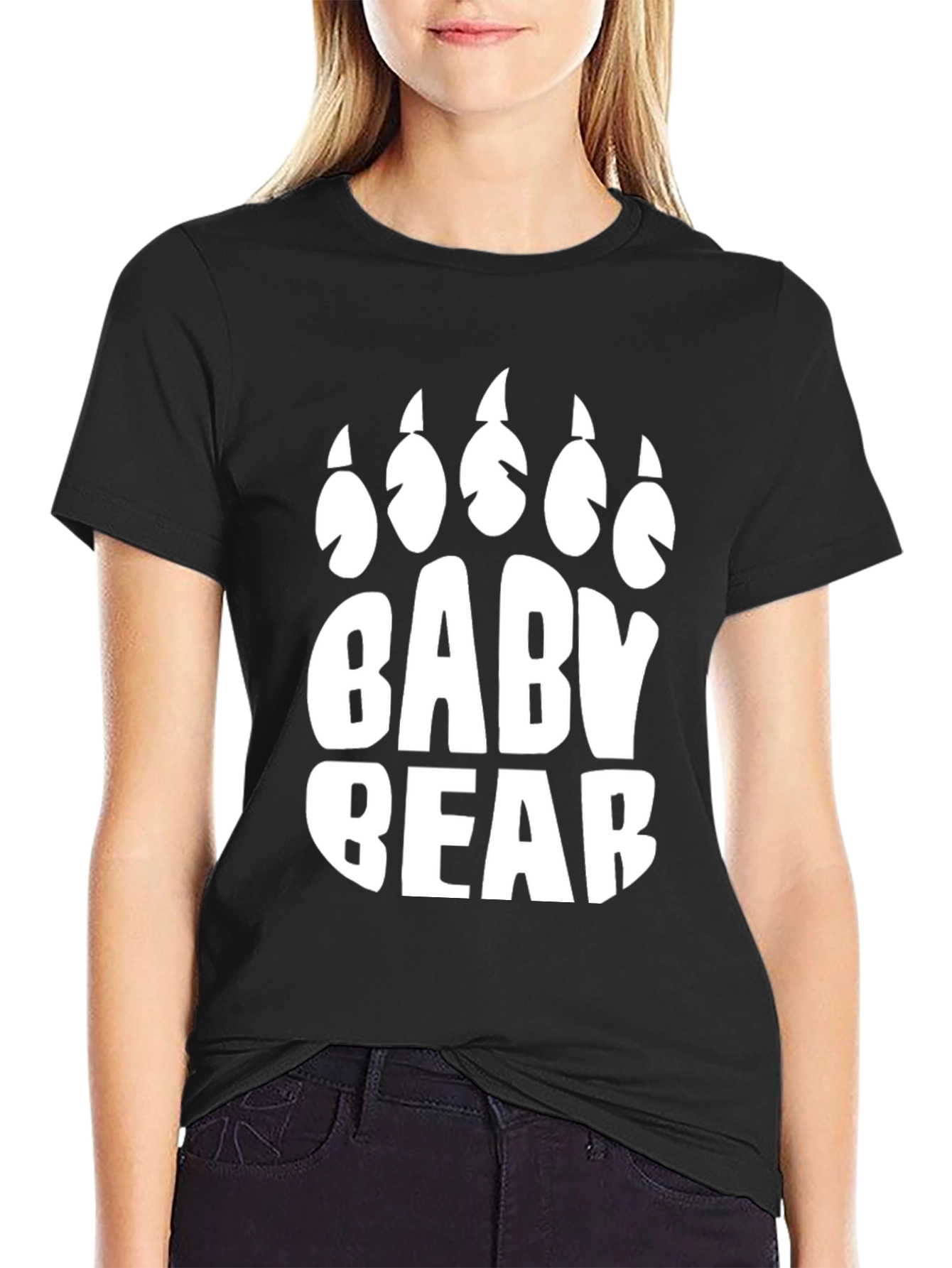 Baby Bear Paw Print T-Shirt - Cute Family Tee