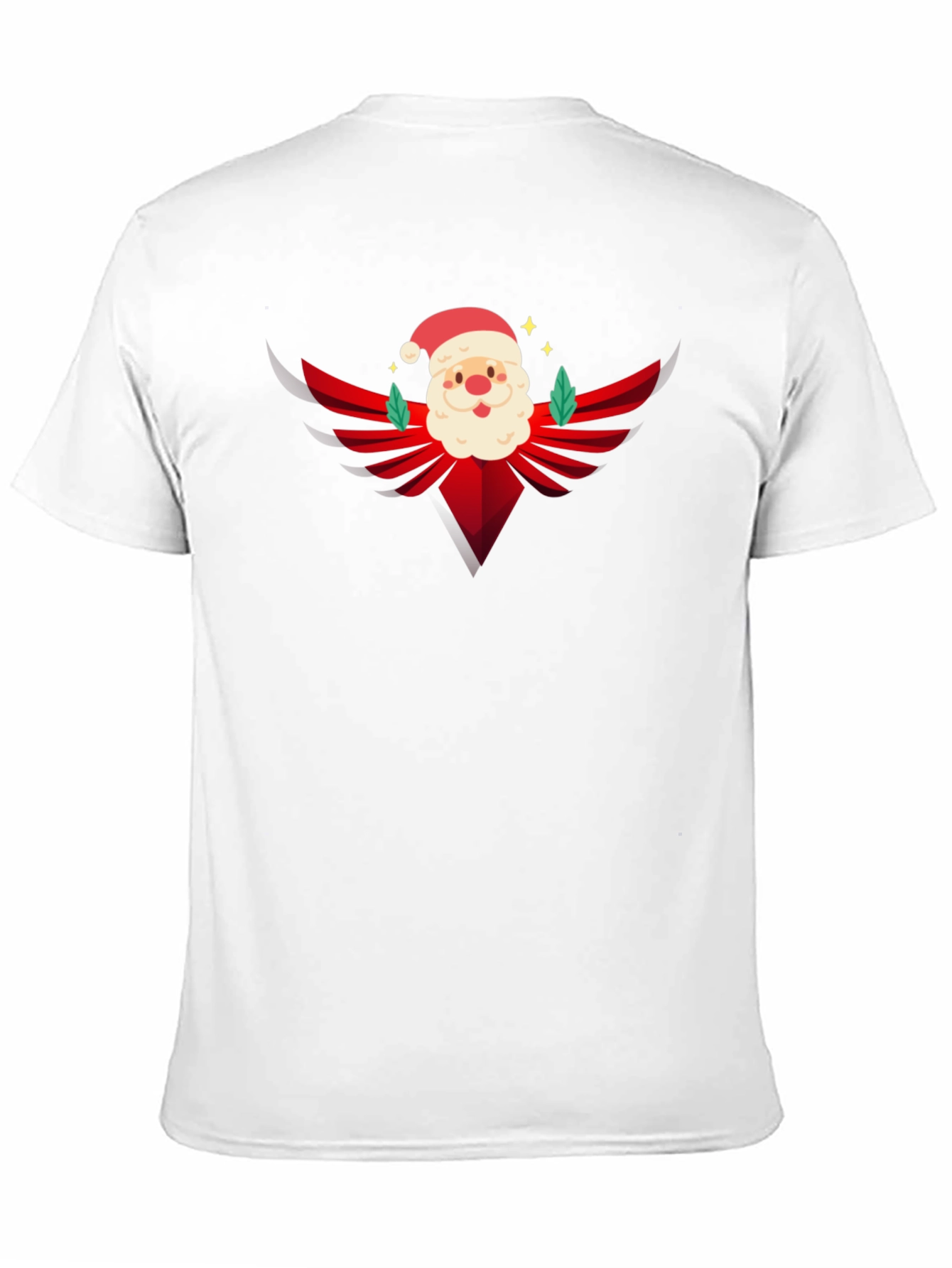 Festive Santa Graphic Tee - Holiday Style