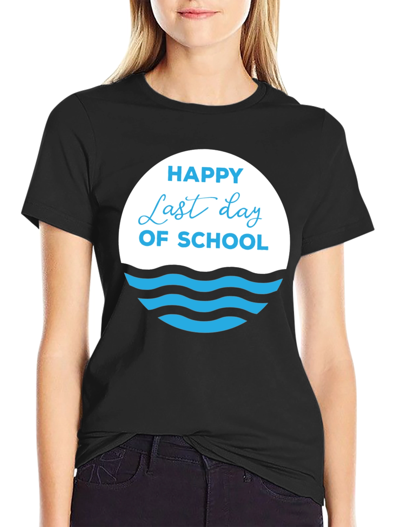 Happy Last Day of School Black T-Shirt