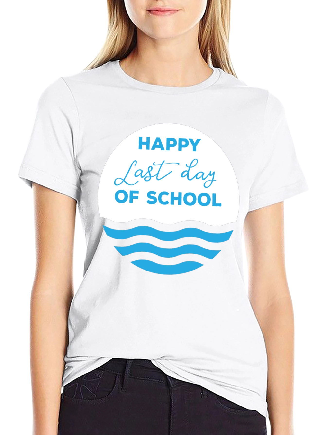 Happy Last Day of School Black T-Shirt