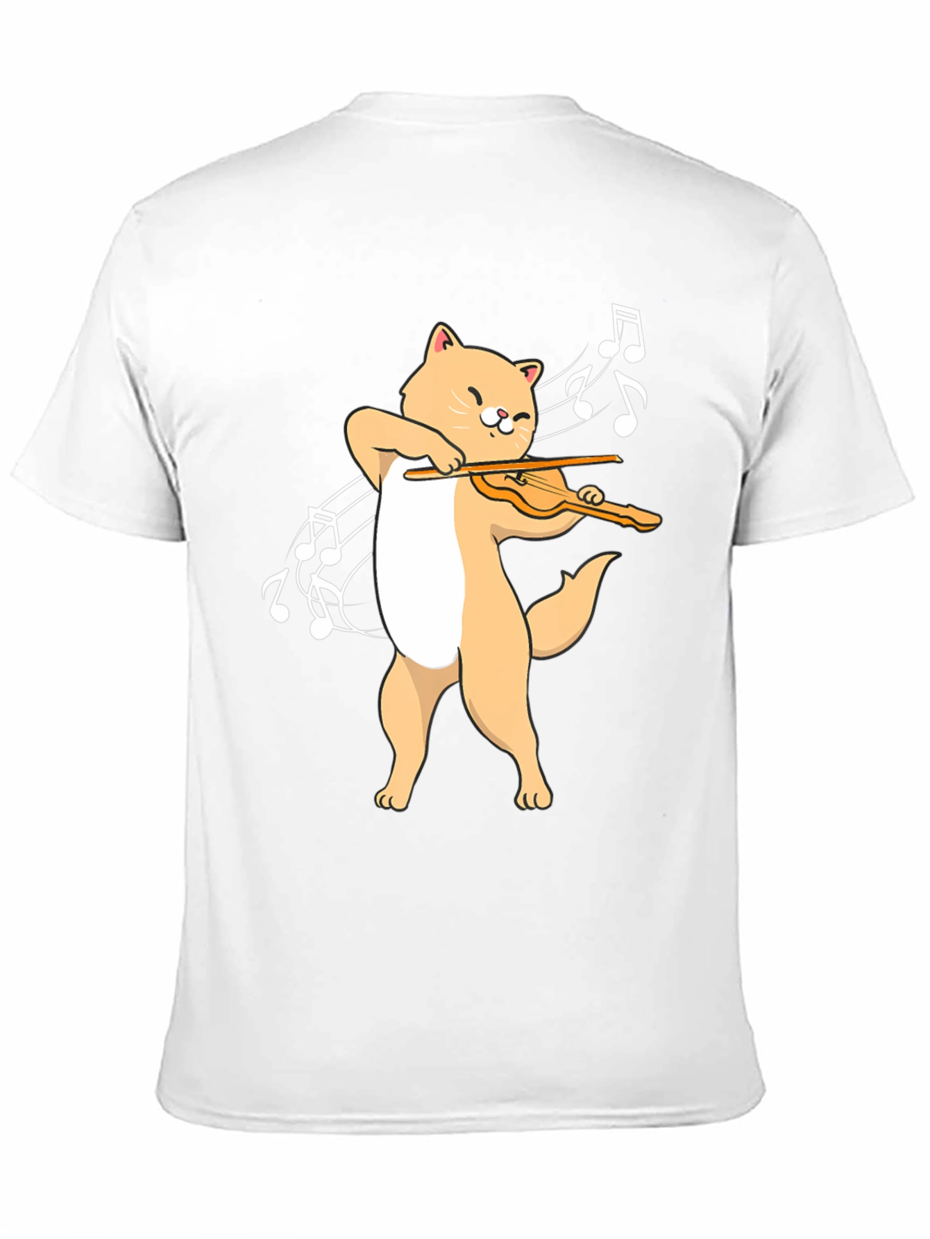 Cat Playing Violin T-Shirt - Music Lover Tee