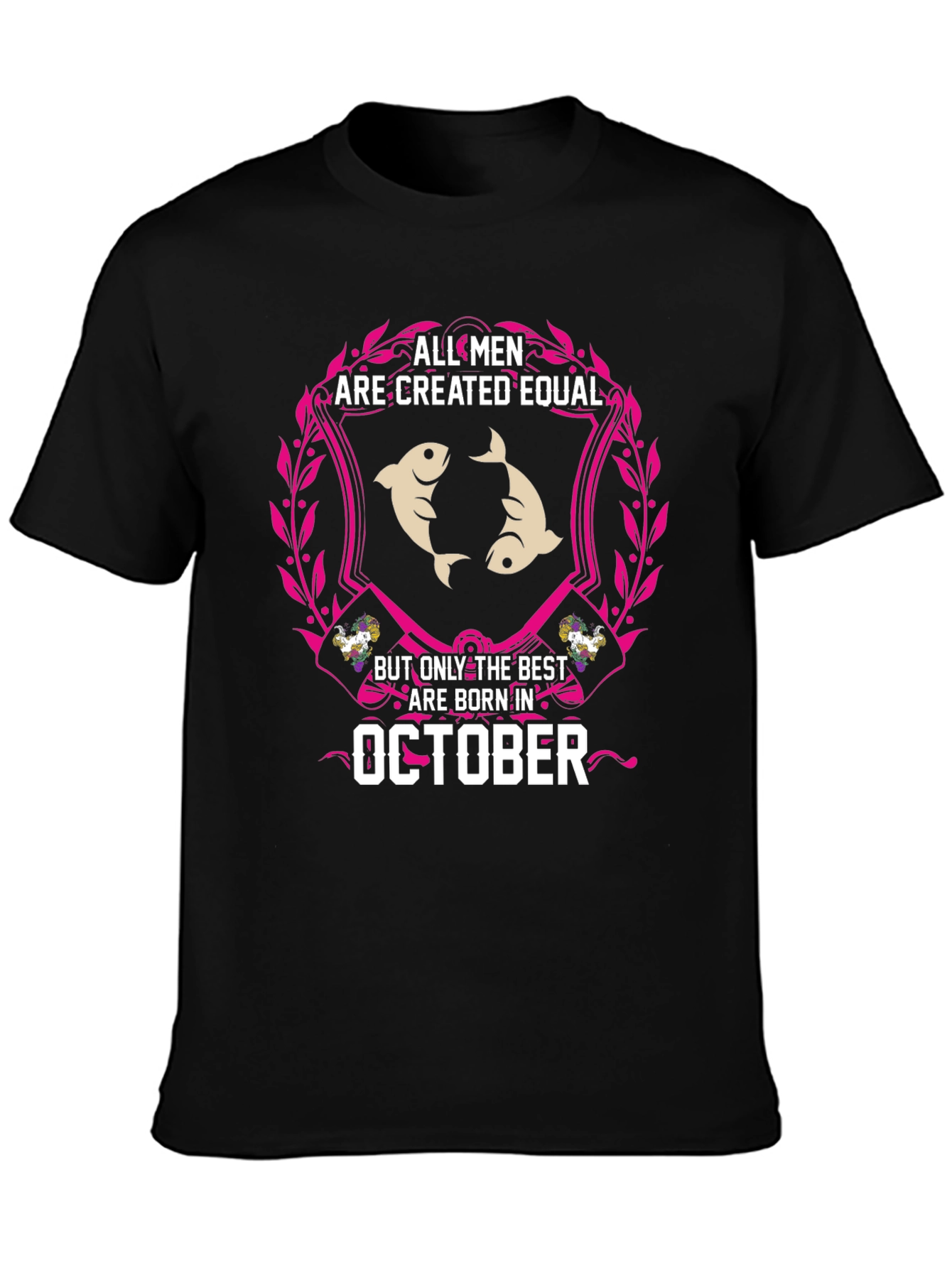 October Birthday Mens Graphic Tee