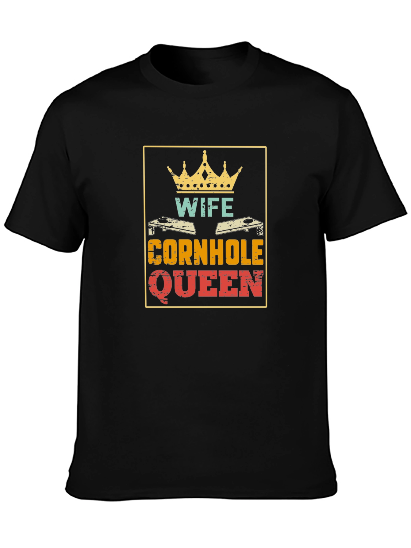 Wife Cornhole Queen Graphic Tee