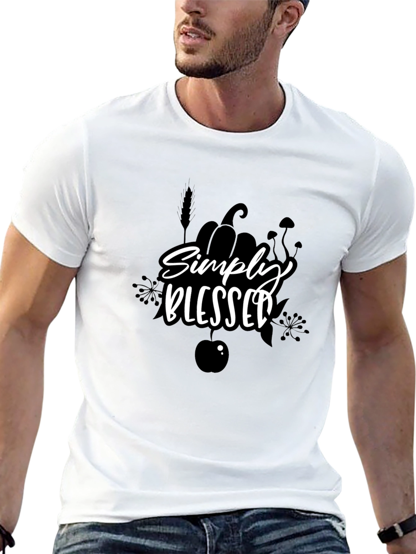 Simply Blessed Black T-Shirt