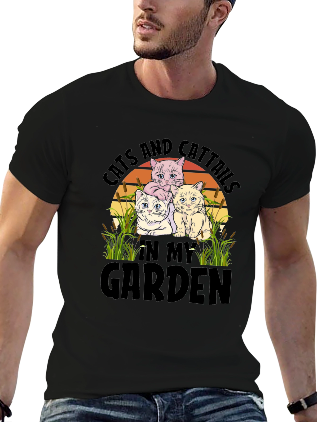 Cats and Cattails T-Shirt