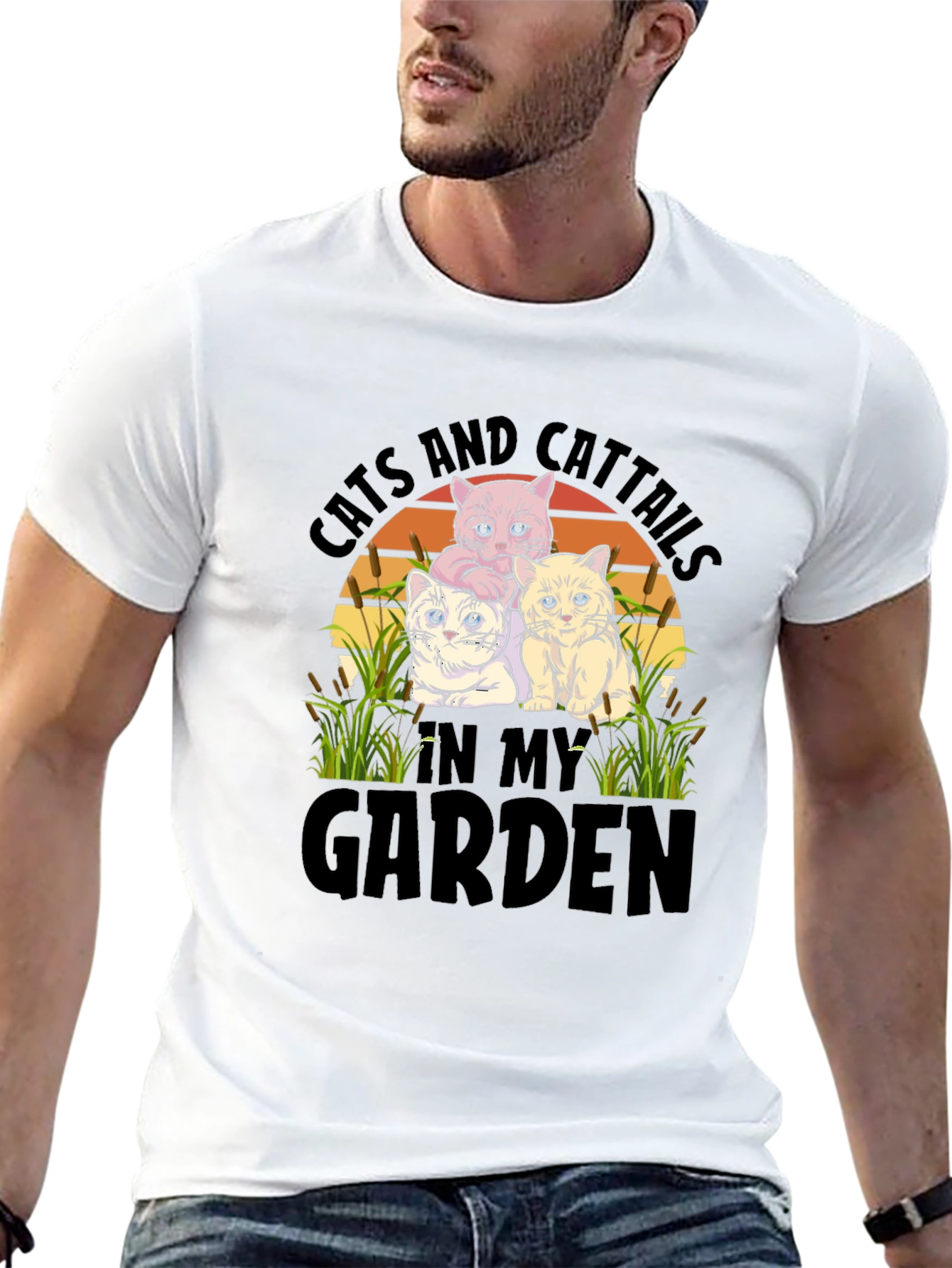 Cats and Cattails T-Shirt