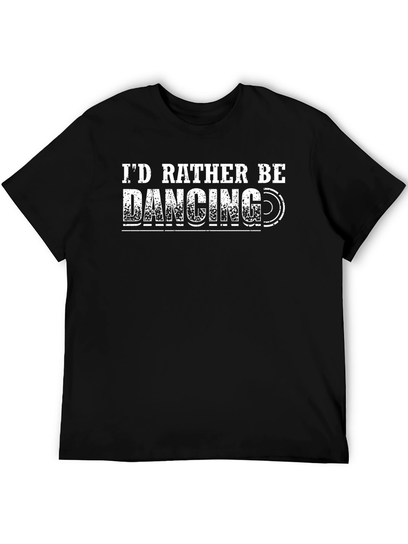 Id Rather Be Dancing Graphic Tee - Black