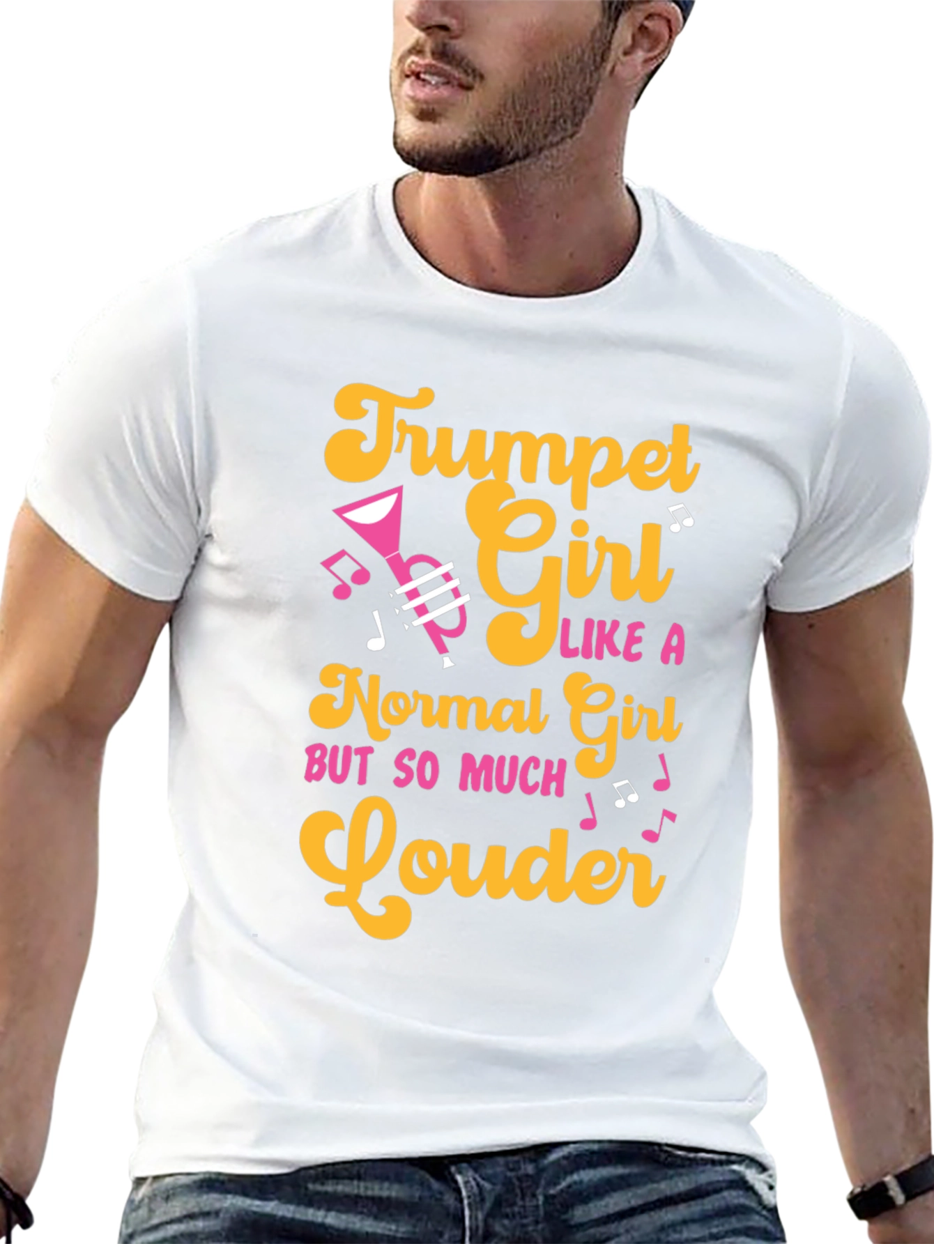 Trumpet Girl T-Shirt - Musician Apparel