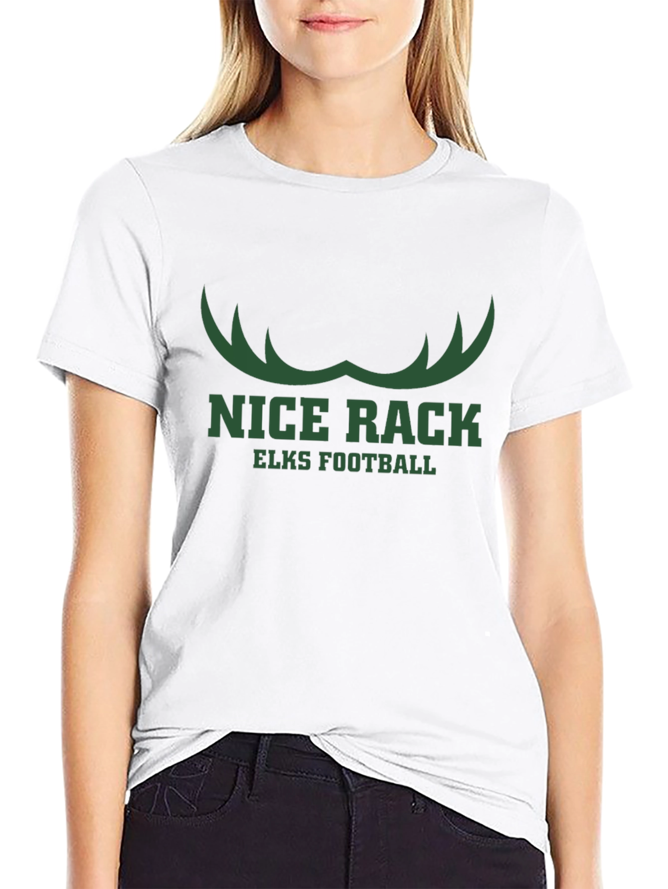 Nice Rack Elks Football T-Shirt