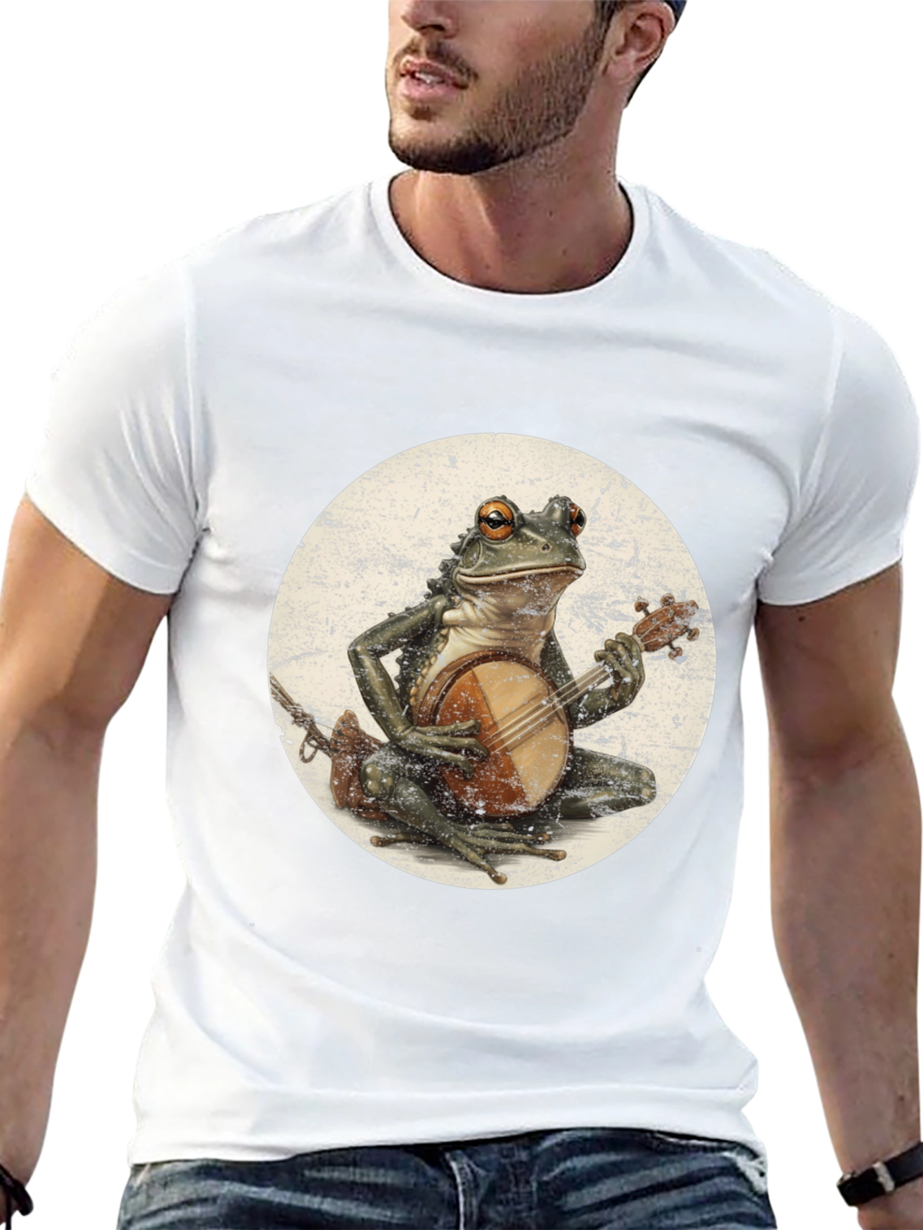 Frog Playing Banjo T-Shirt