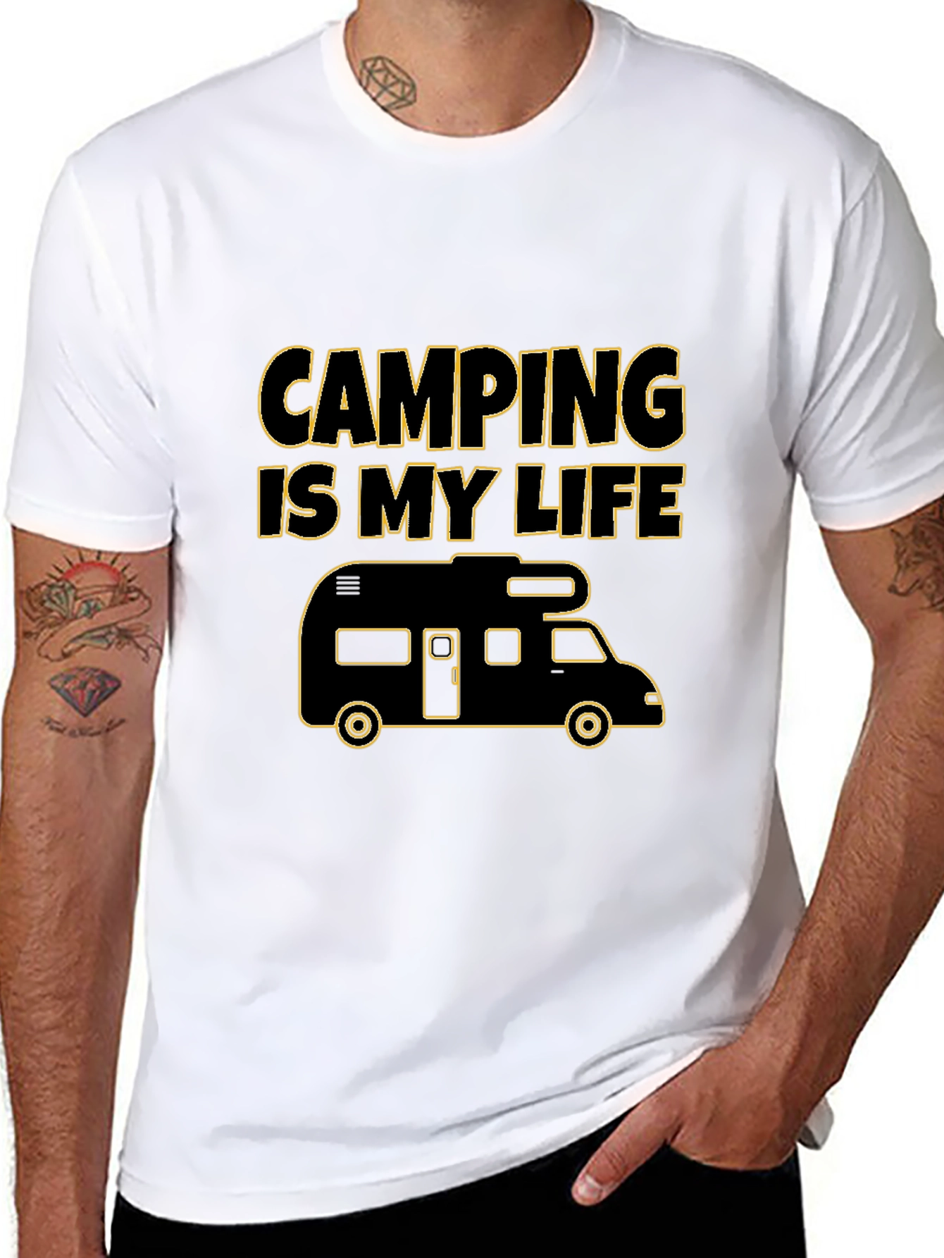 Camping is My Life T-Shirt RV Graphic Tee