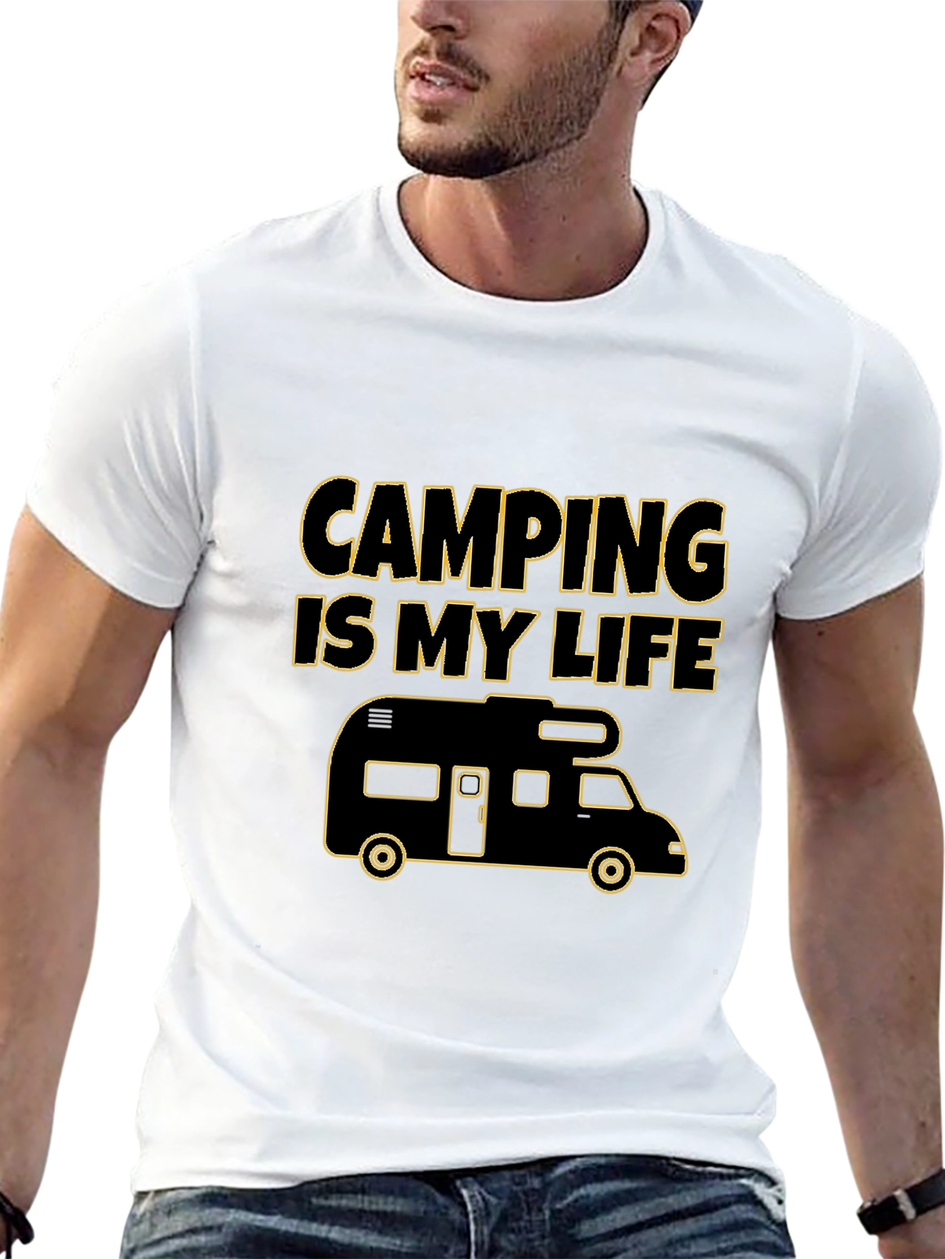Camping is My Life T-Shirt RV Graphic Tee
