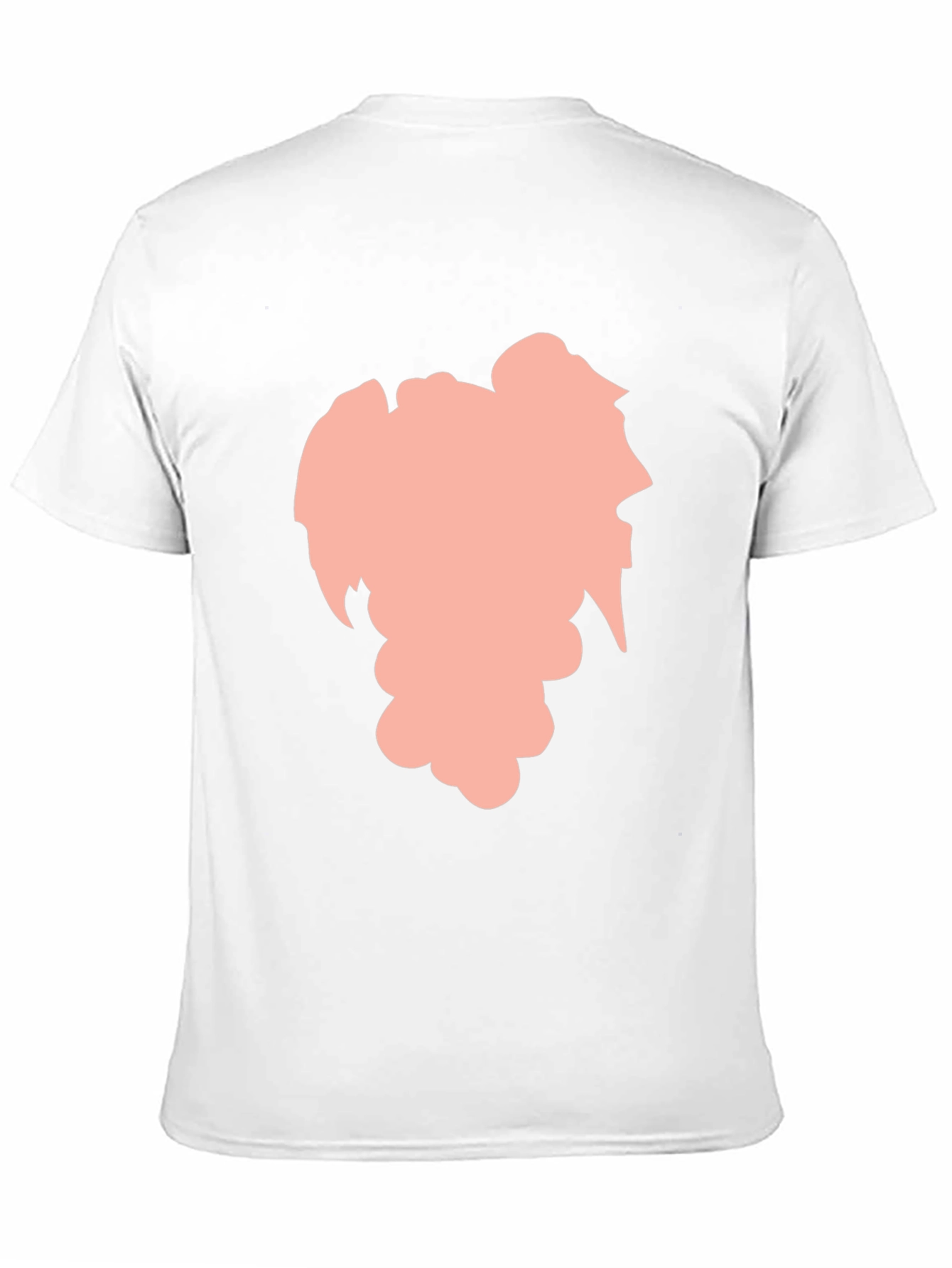 Stylish Black Graphic Tee - Abstract Silhouette Design